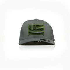 USA Green Flag Patch Flexfit Delta