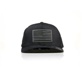 USA Black Flag Patch Flexfit Delta
