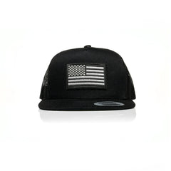 USA Black Flag Patch Trucker
