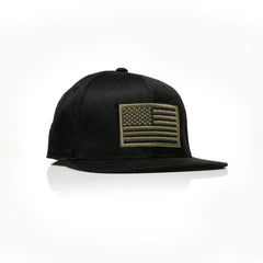 USA Green Flag Patch Flexfit Snapback 110