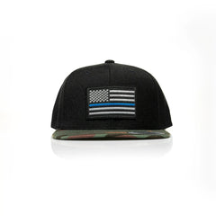 Thin Blue Line Patch Snapback
