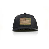 USA Tan Flag Patch Flexfit Delta