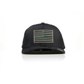 Thin Green Line Patch Flexfit Delta