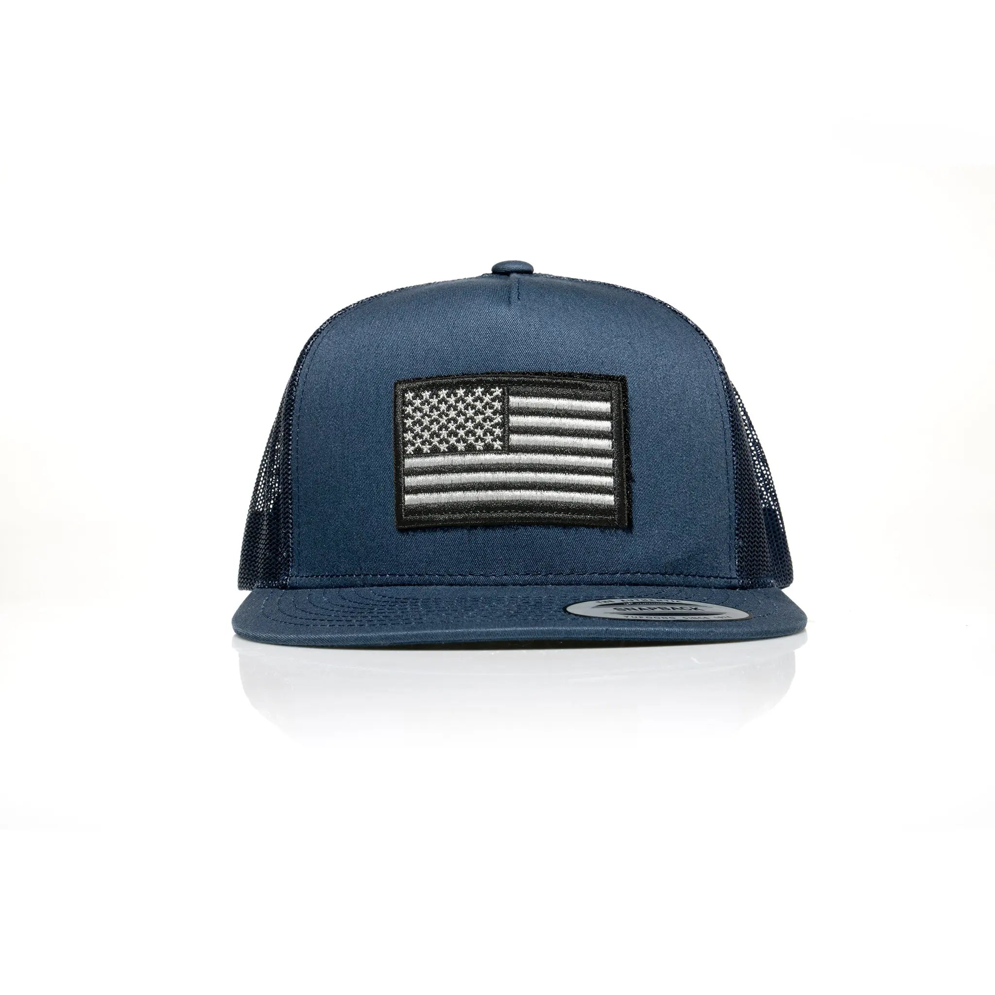 USA Black Flag Patch Trucker
