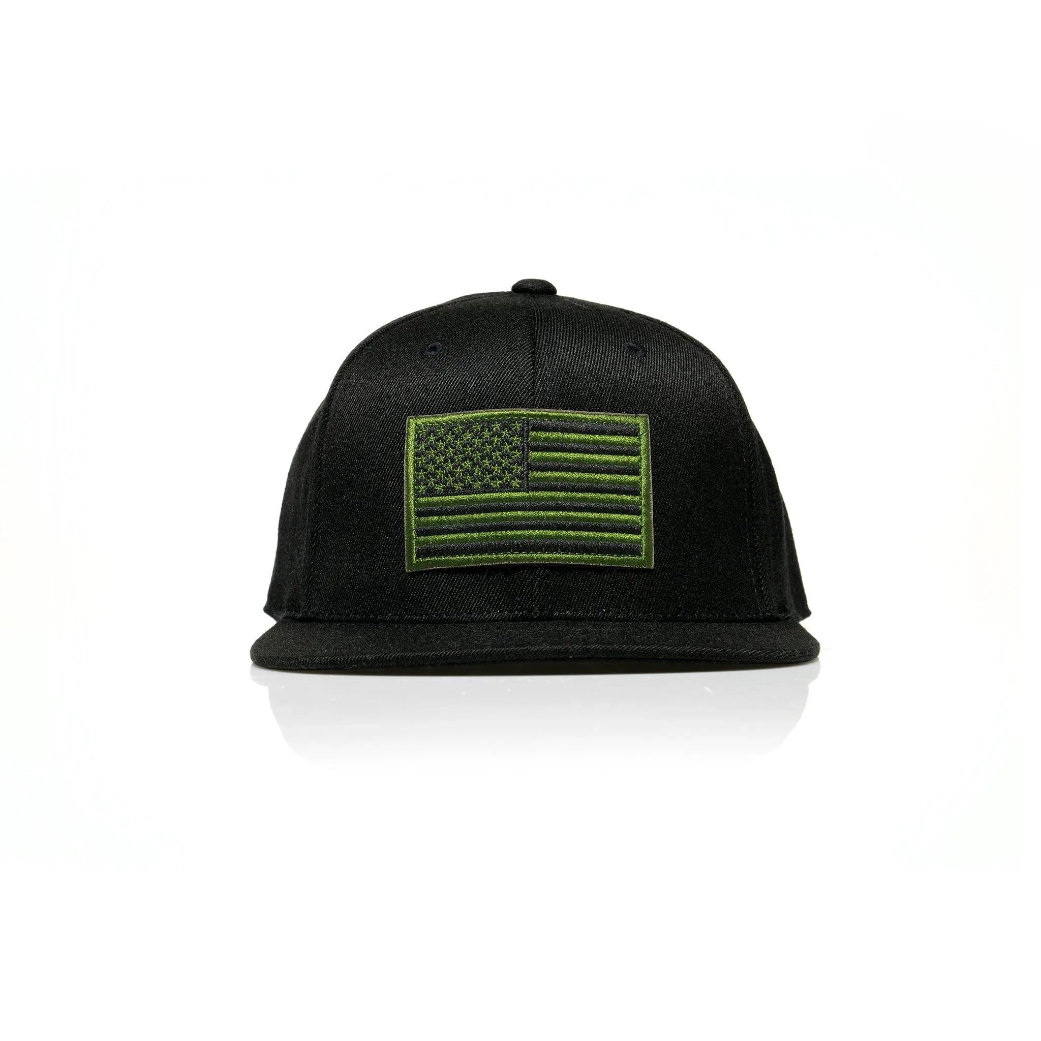 USA Green Flag Patch Flexfit Snapback 110