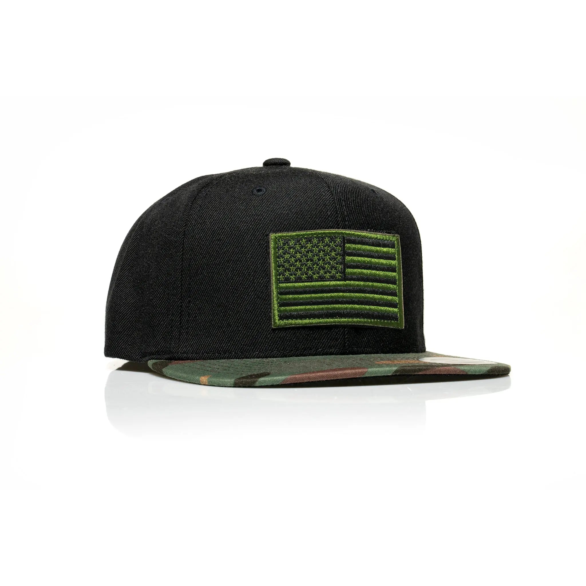 USA Green Flag Patch Snapback