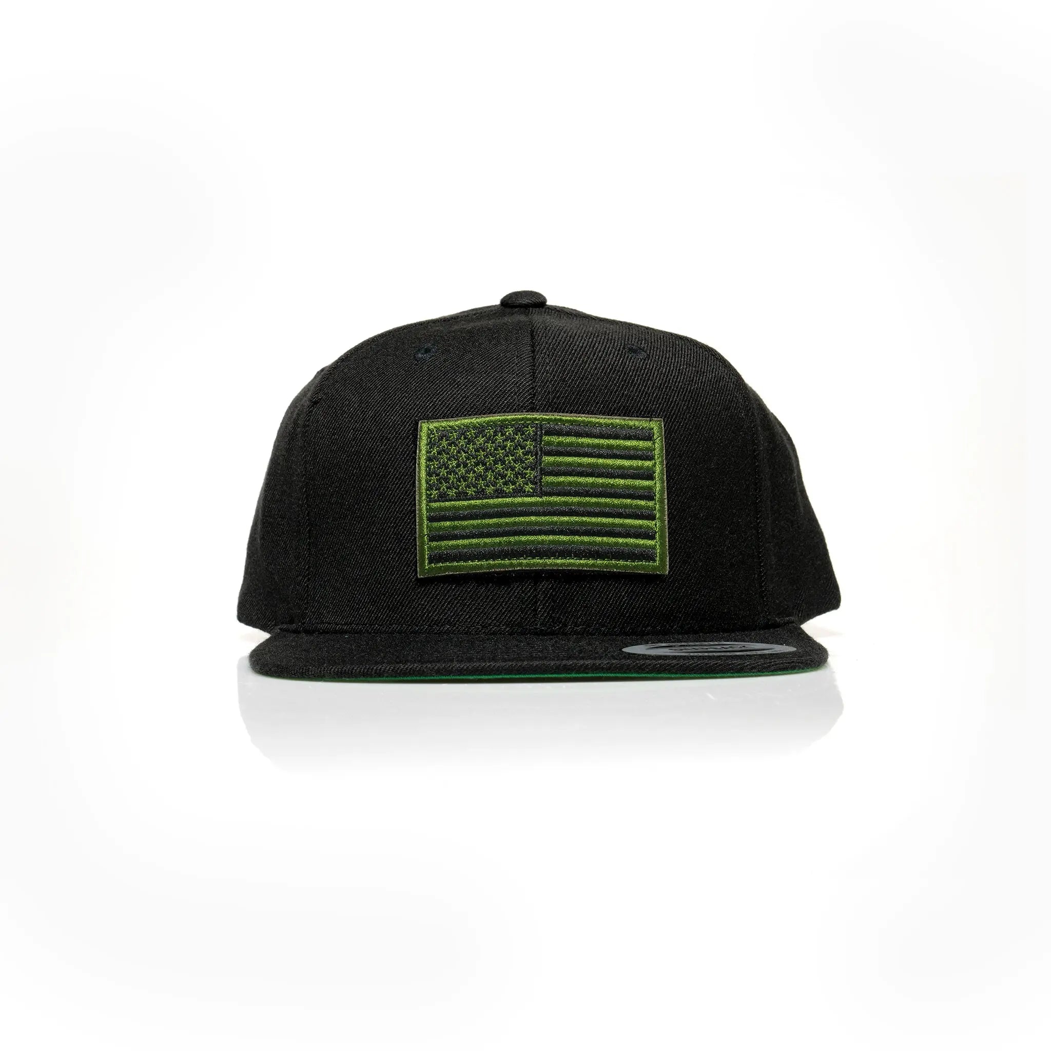 USA Green Flag Patch Snapback