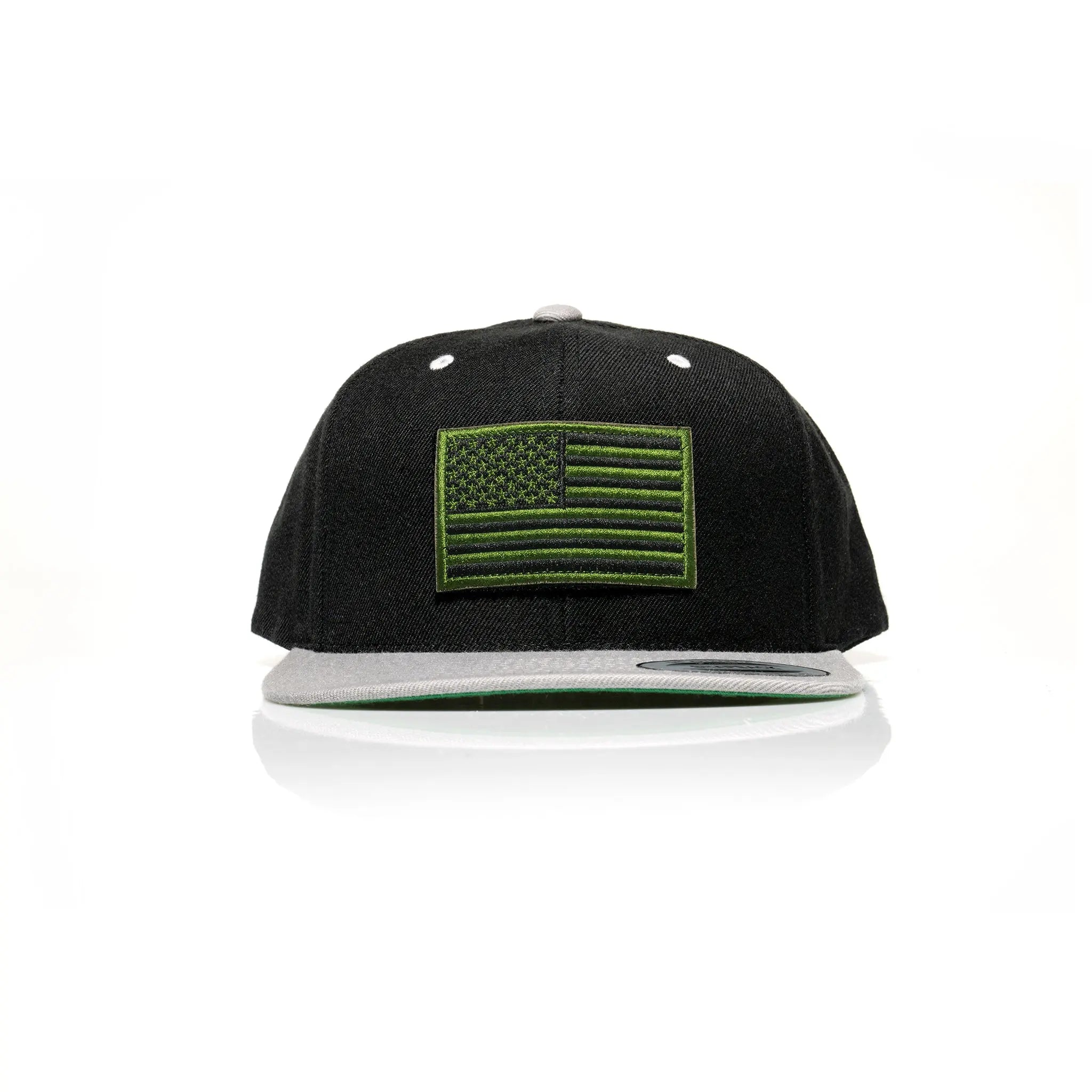 USA Green Flag Patch Snapback