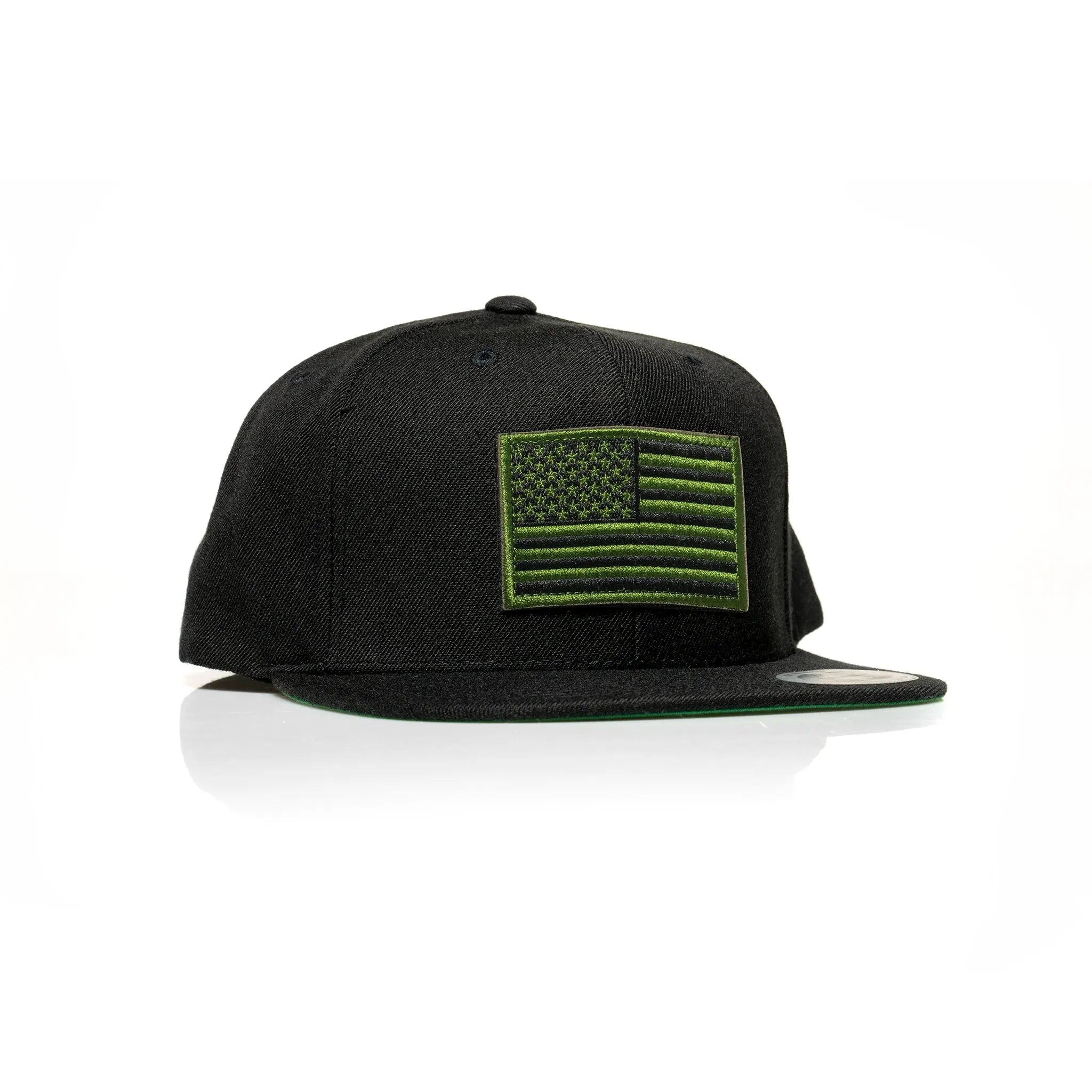 USA Green Flag Patch Snapback