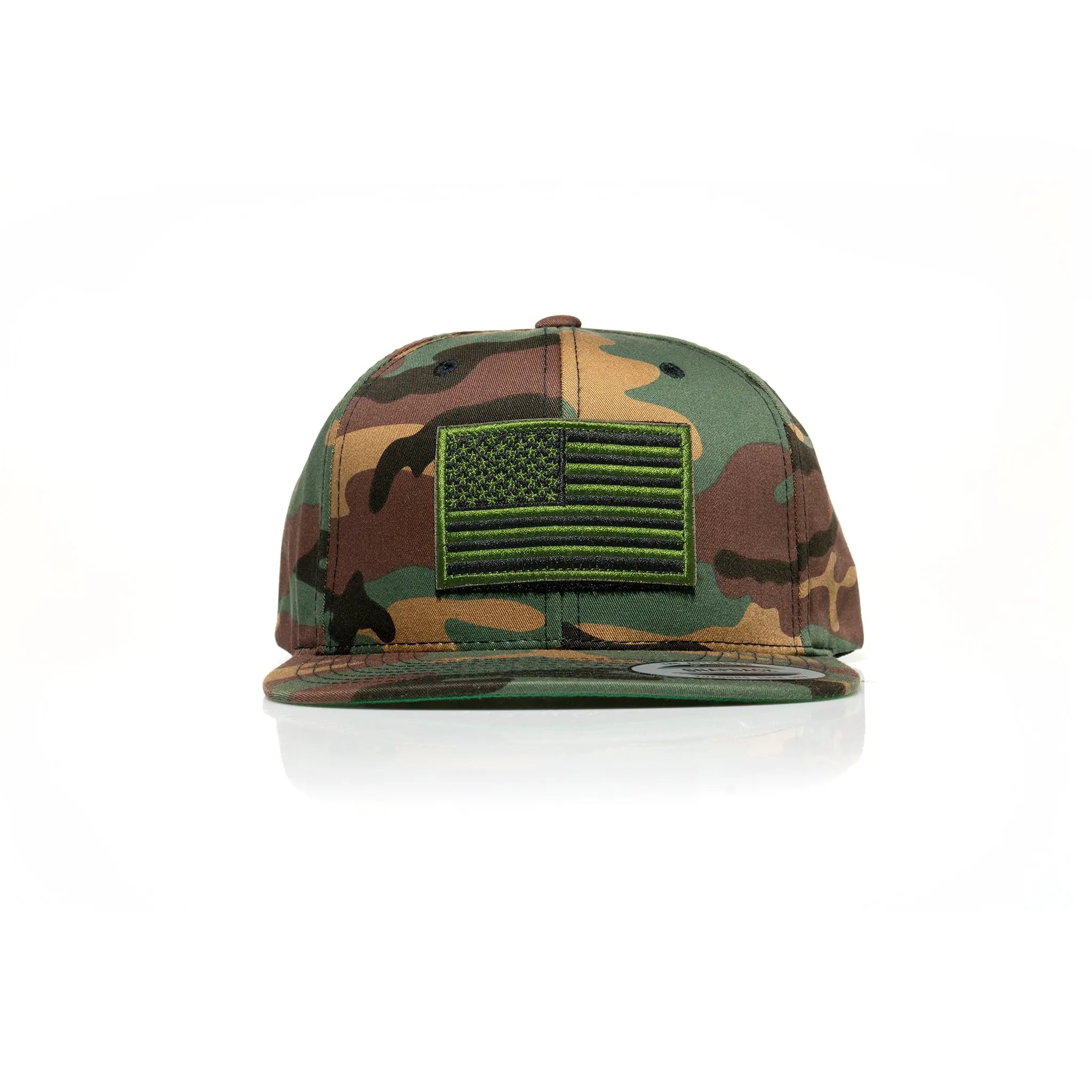 USA Green Flag Patch Snapback