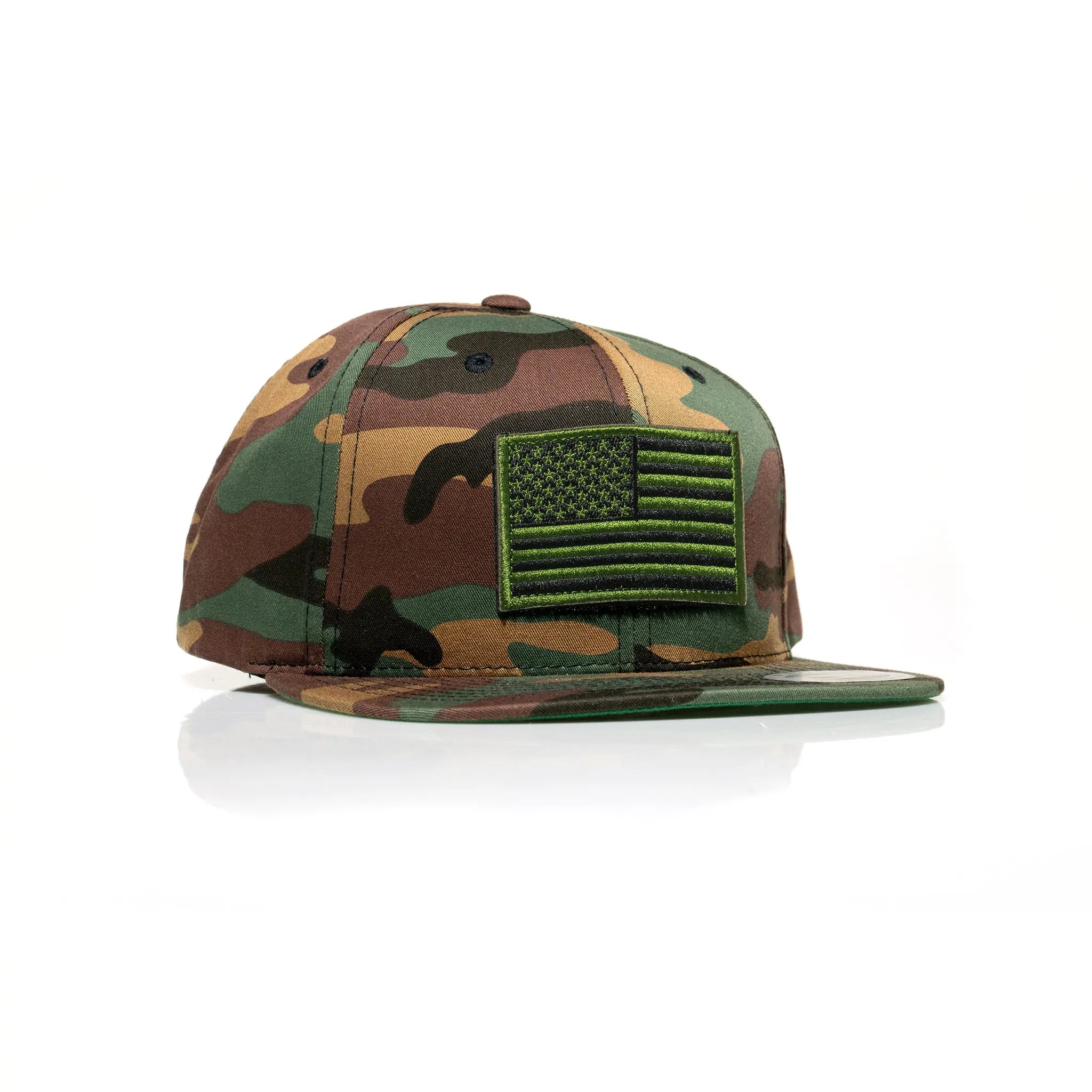 USA Green Flag Patch Snapback