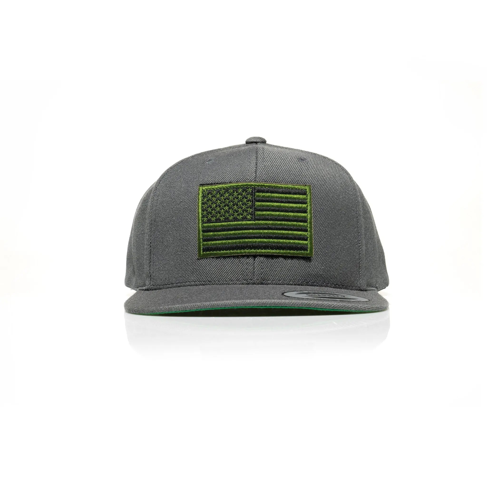 USA Green Flag Patch Snapback