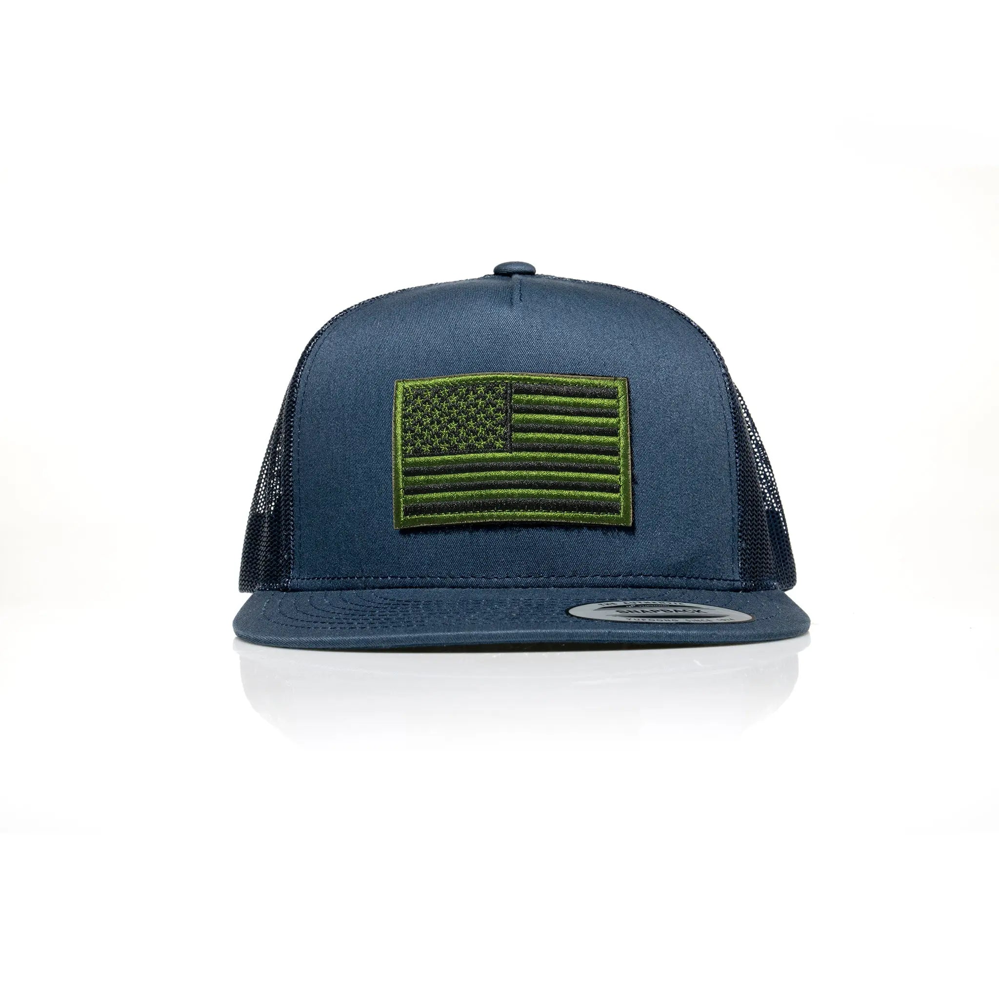 USA Green Flag Patch Trucker