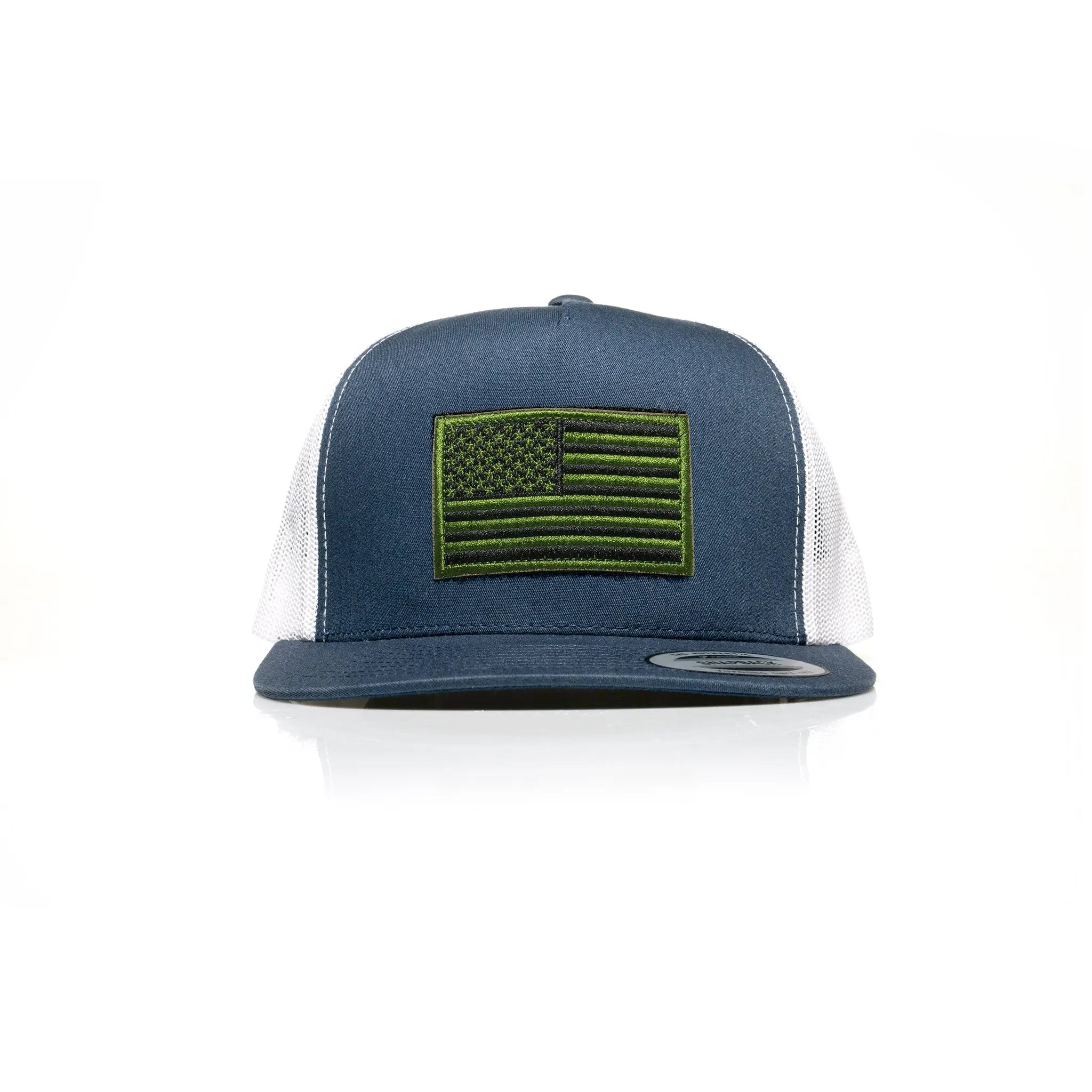 USA Green Flag Patch Trucker