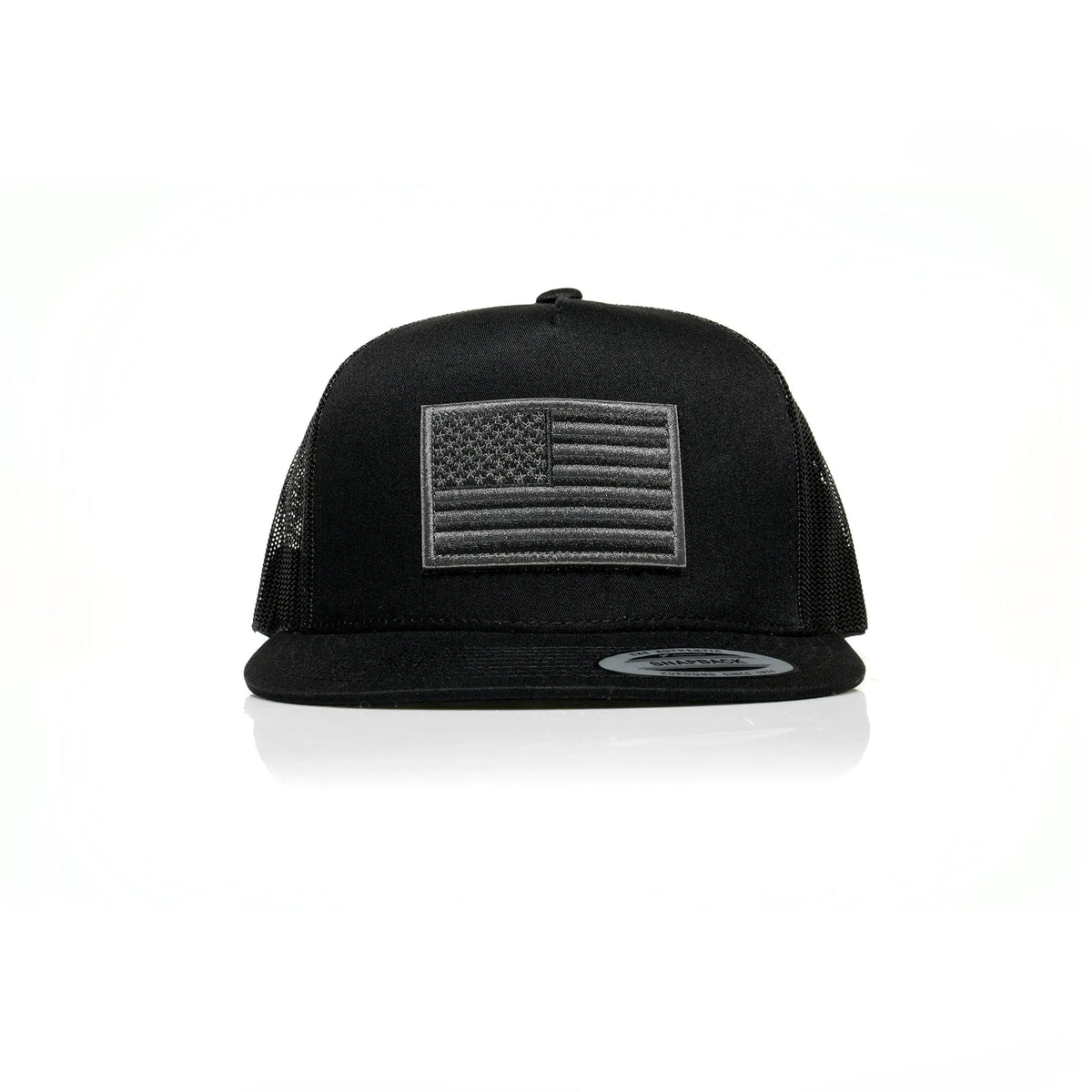 USA Black Flag Patch Trucker
