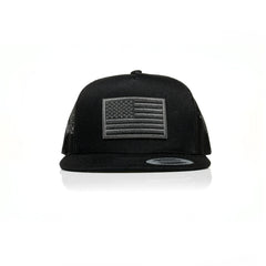 USA Black Flag Patch Trucker