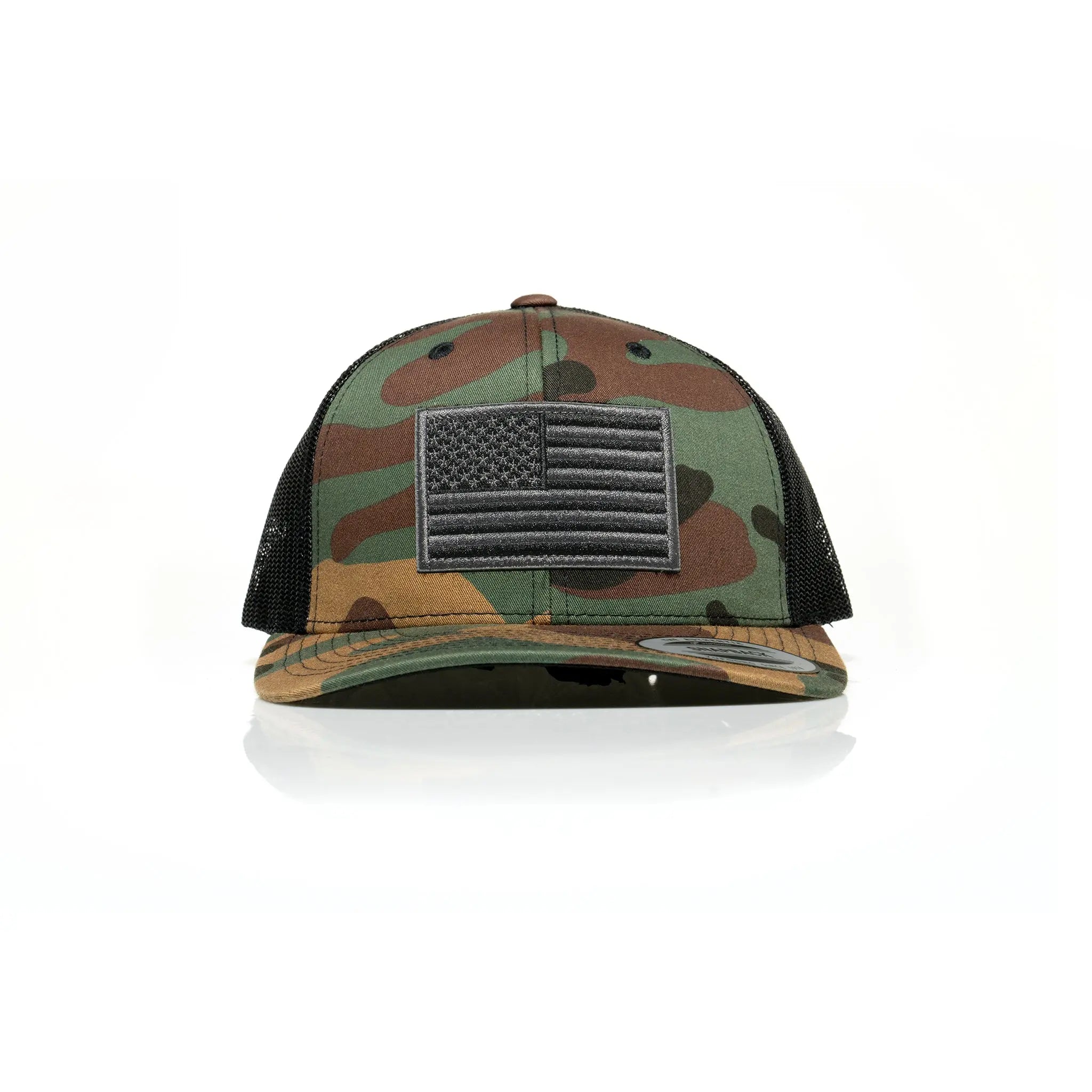 USA Black Flag Patch Trucker