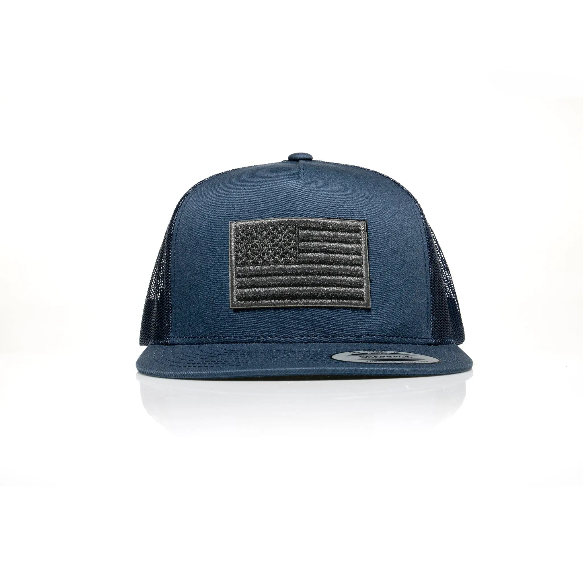 USA Black Flag Patch Trucker
