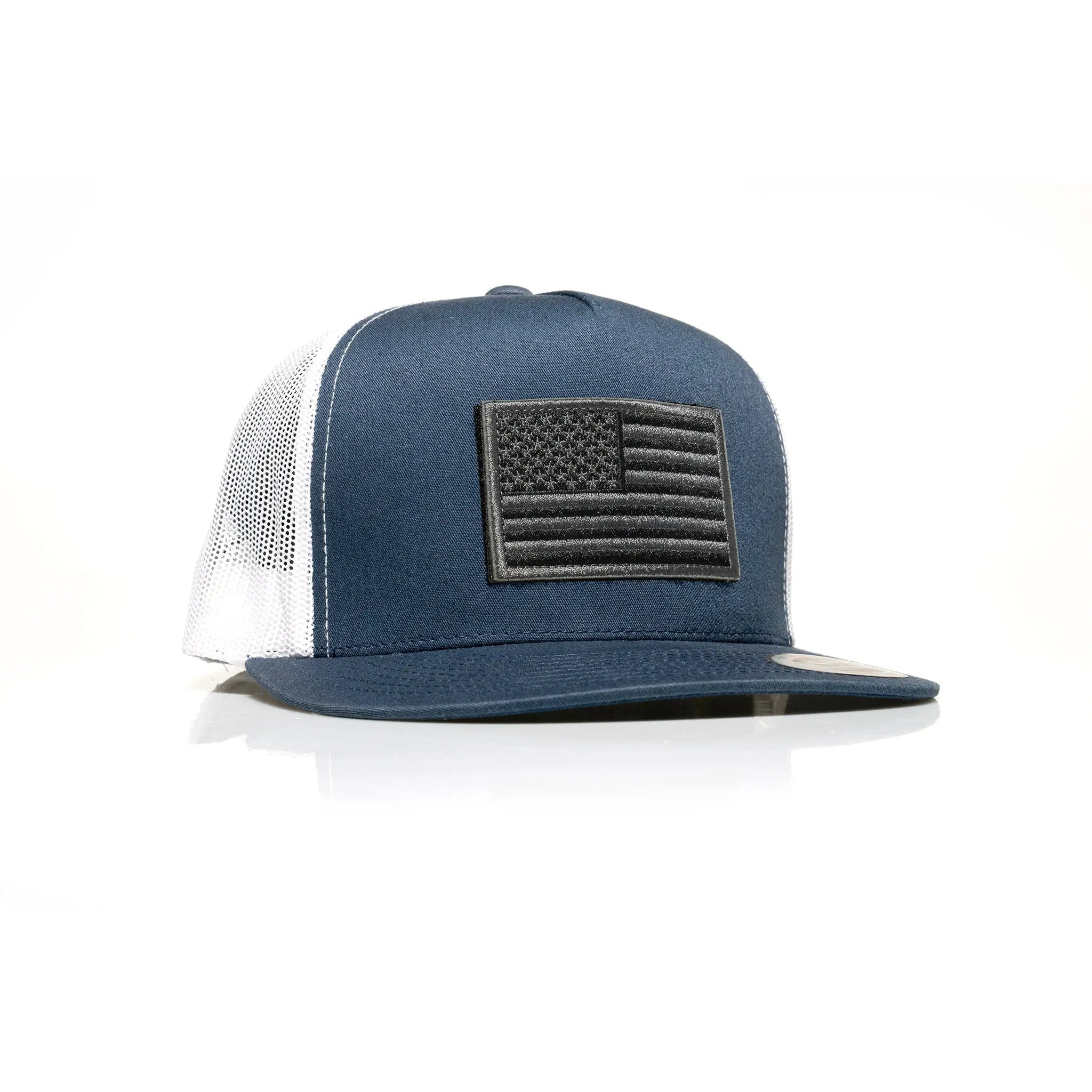 USA Black Flag Patch Trucker