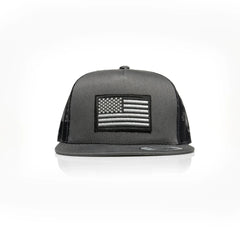 USA Black Flag Patch Trucker