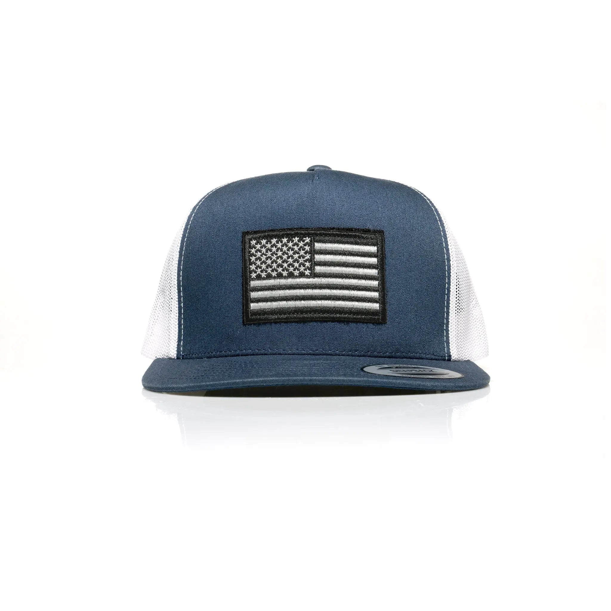 USA Black Flag Patch Trucker