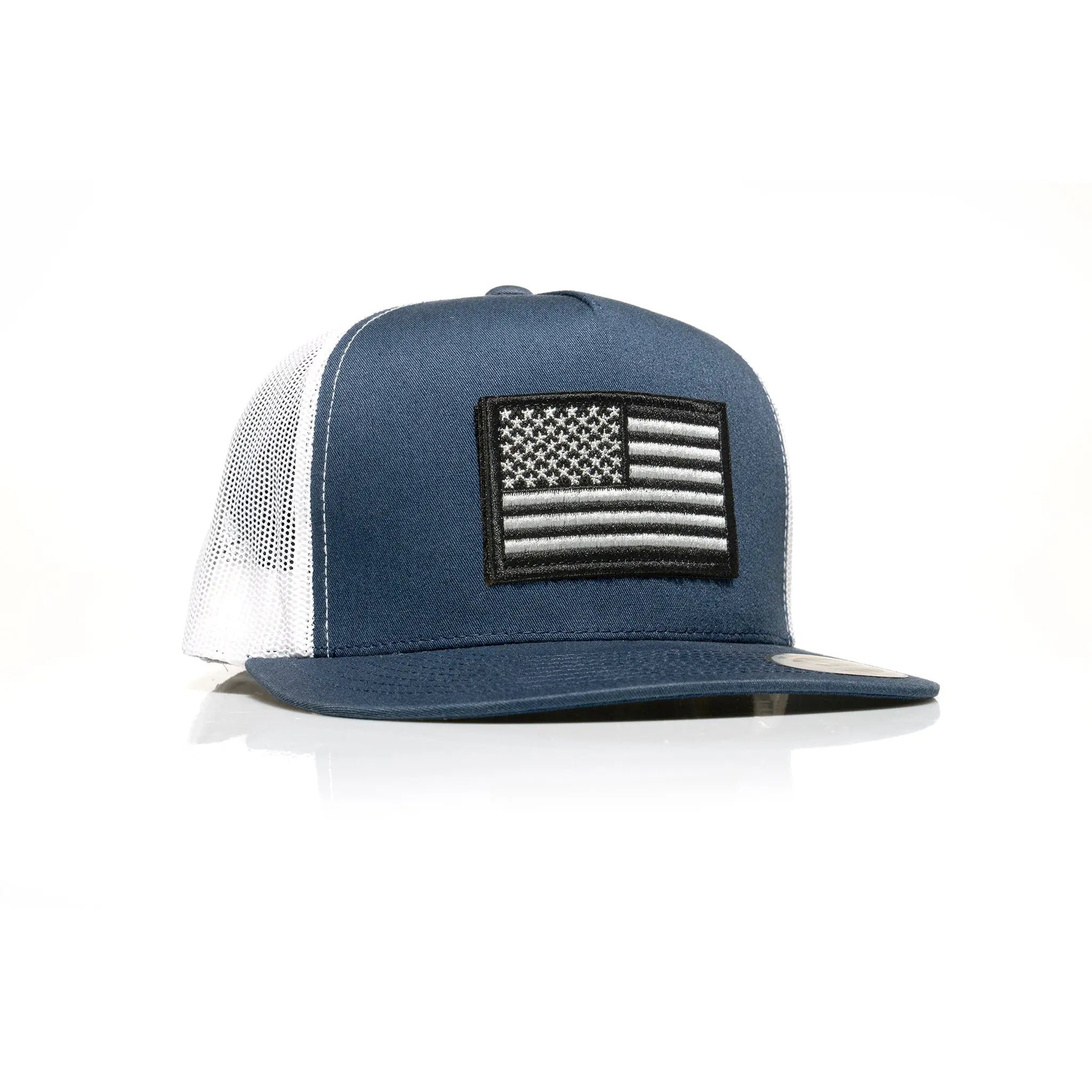 USA Black Flag Patch Trucker