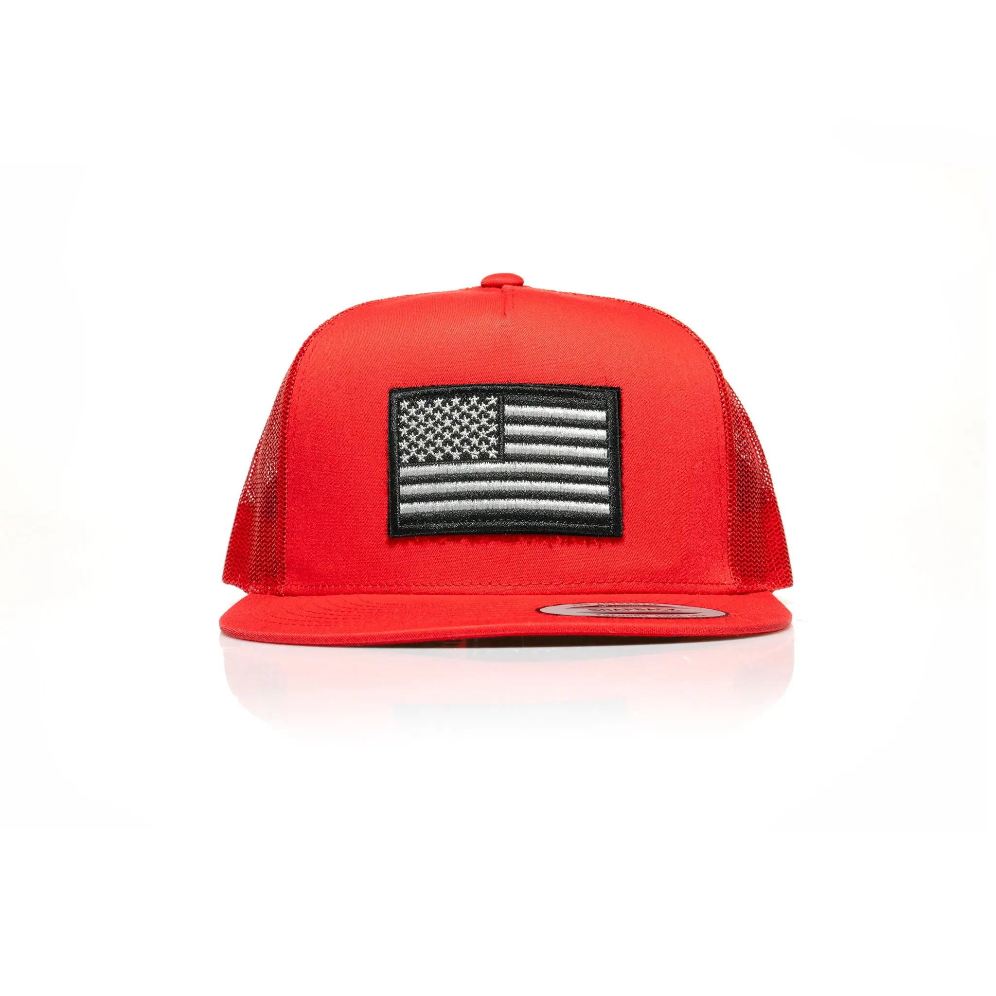 USA Black Flag Patch Trucker