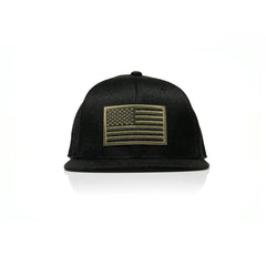 USA Green Flag Patch Flexfit Snapback 110