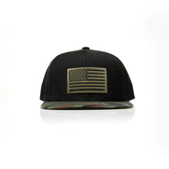USA Green Flag Patch Snapback