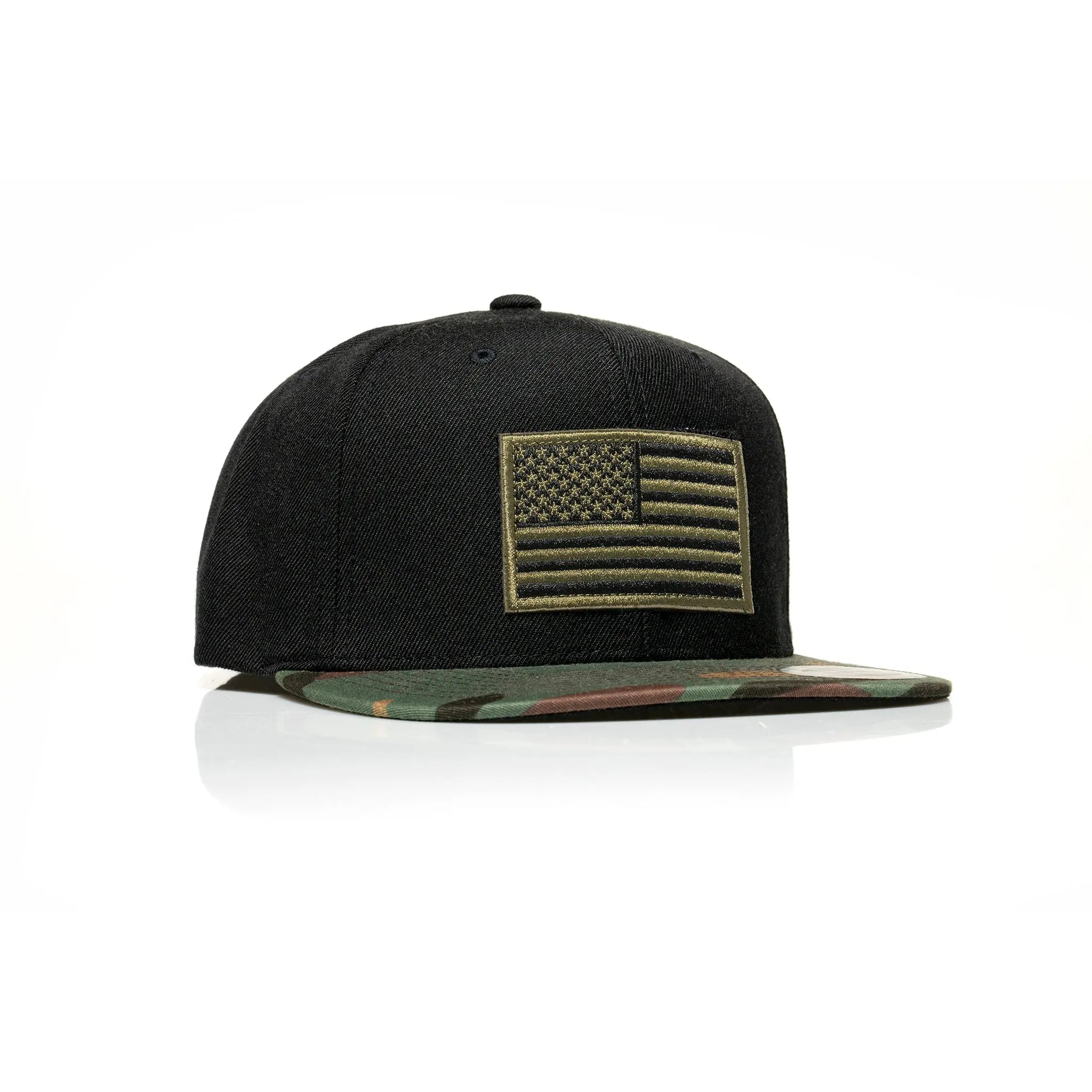 USA Green Flag Patch Snapback