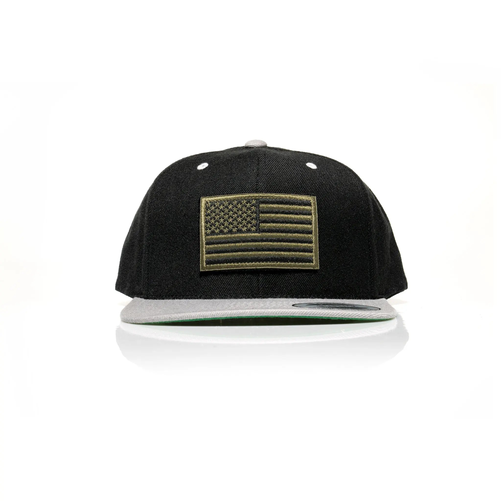 USA Green Flag Patch Snapback