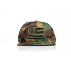 USA Green Flag Patch Snapback
