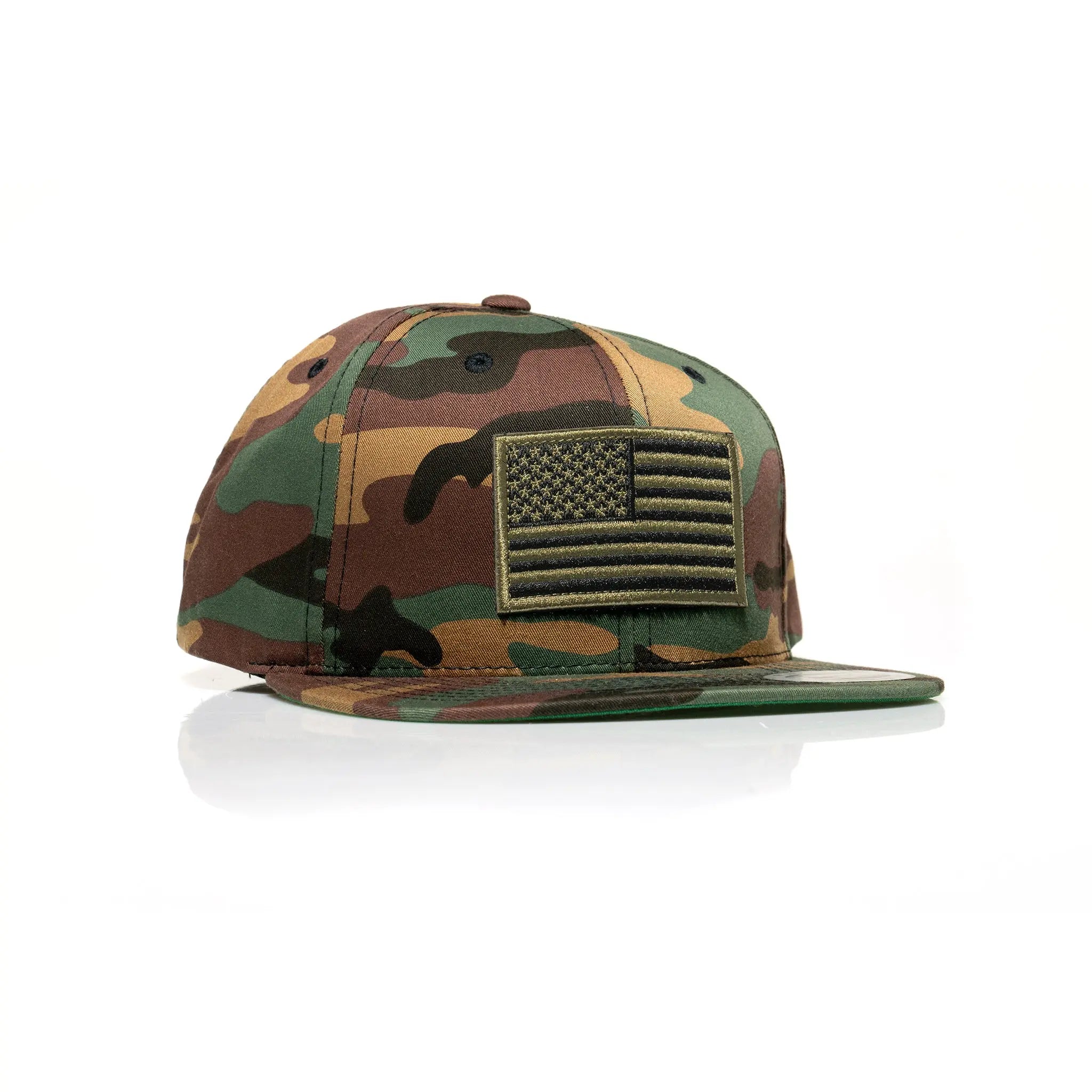 USA Green Flag Patch Snapback