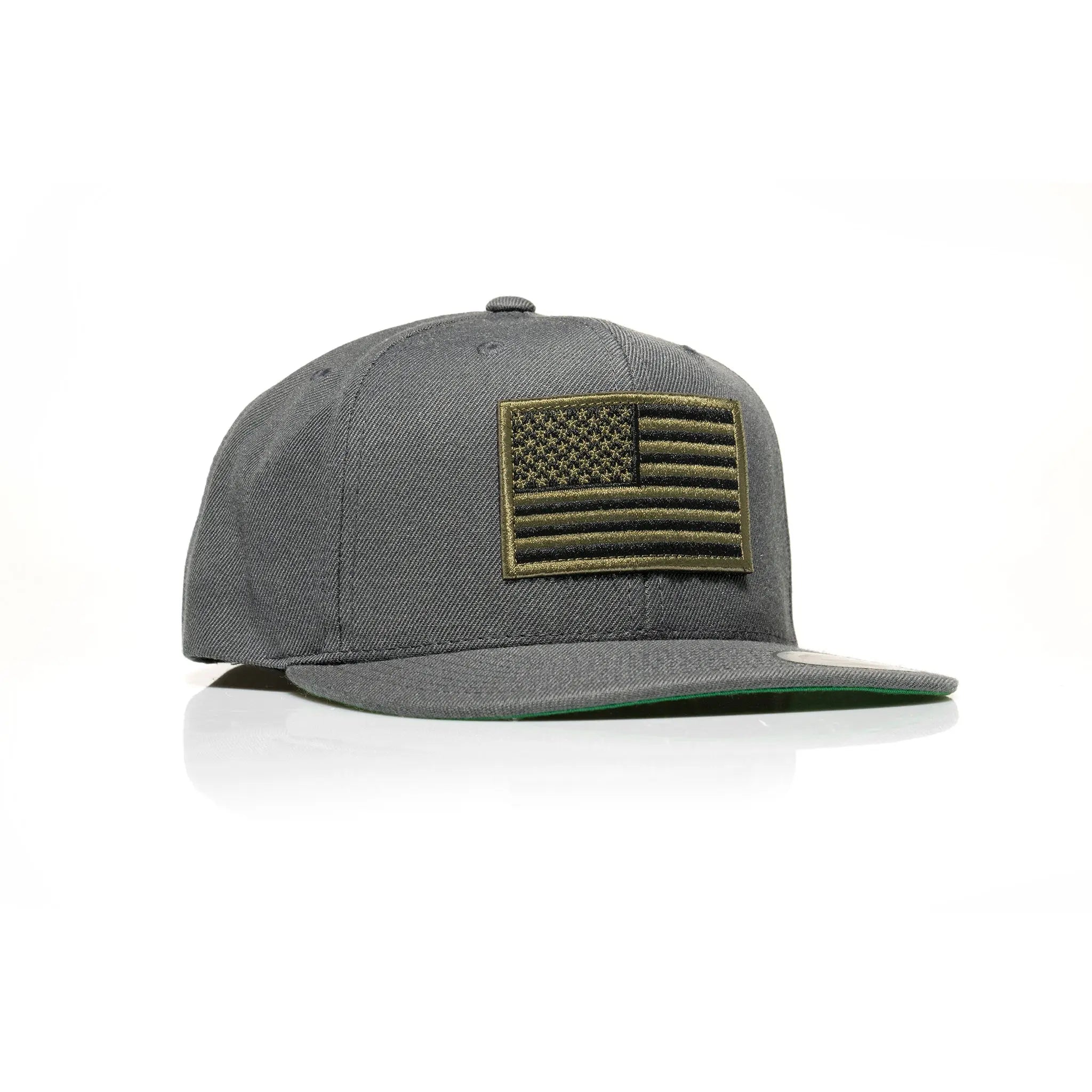 USA Green Flag Patch Snapback