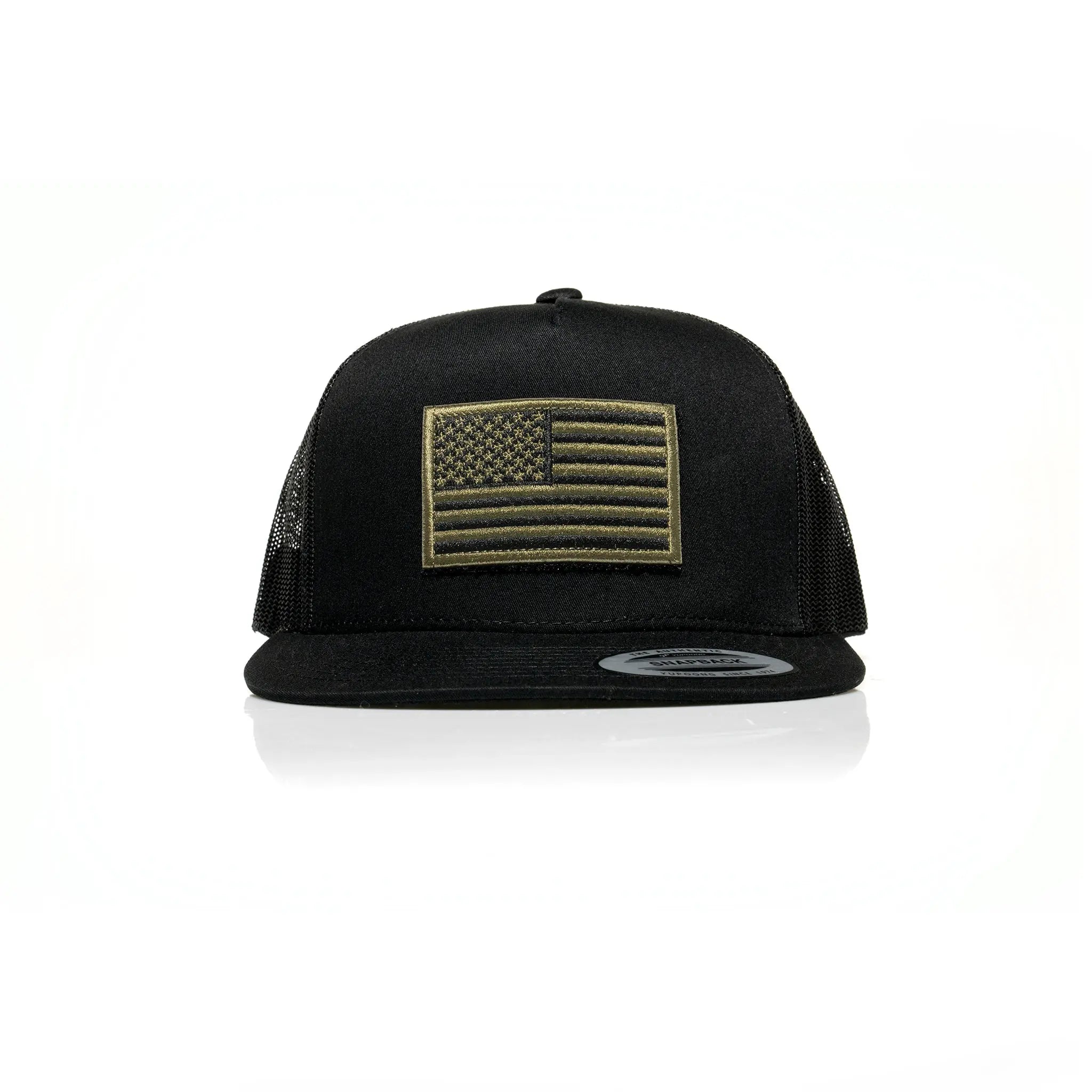USA Green Flag Patch Trucker
