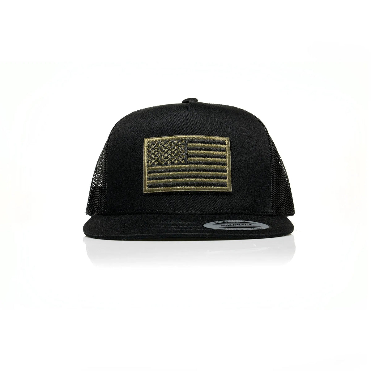 USA Green Flag Patch Trucker