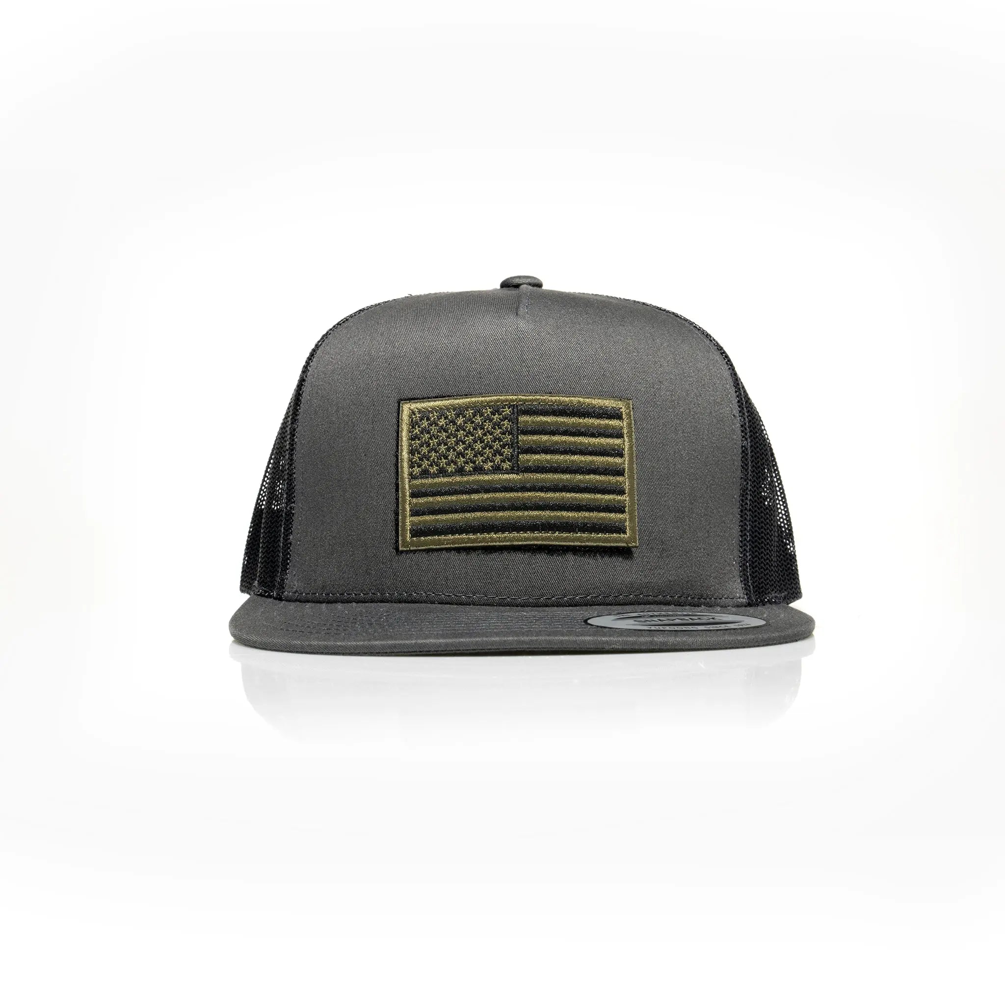 USA Green Flag Patch Trucker