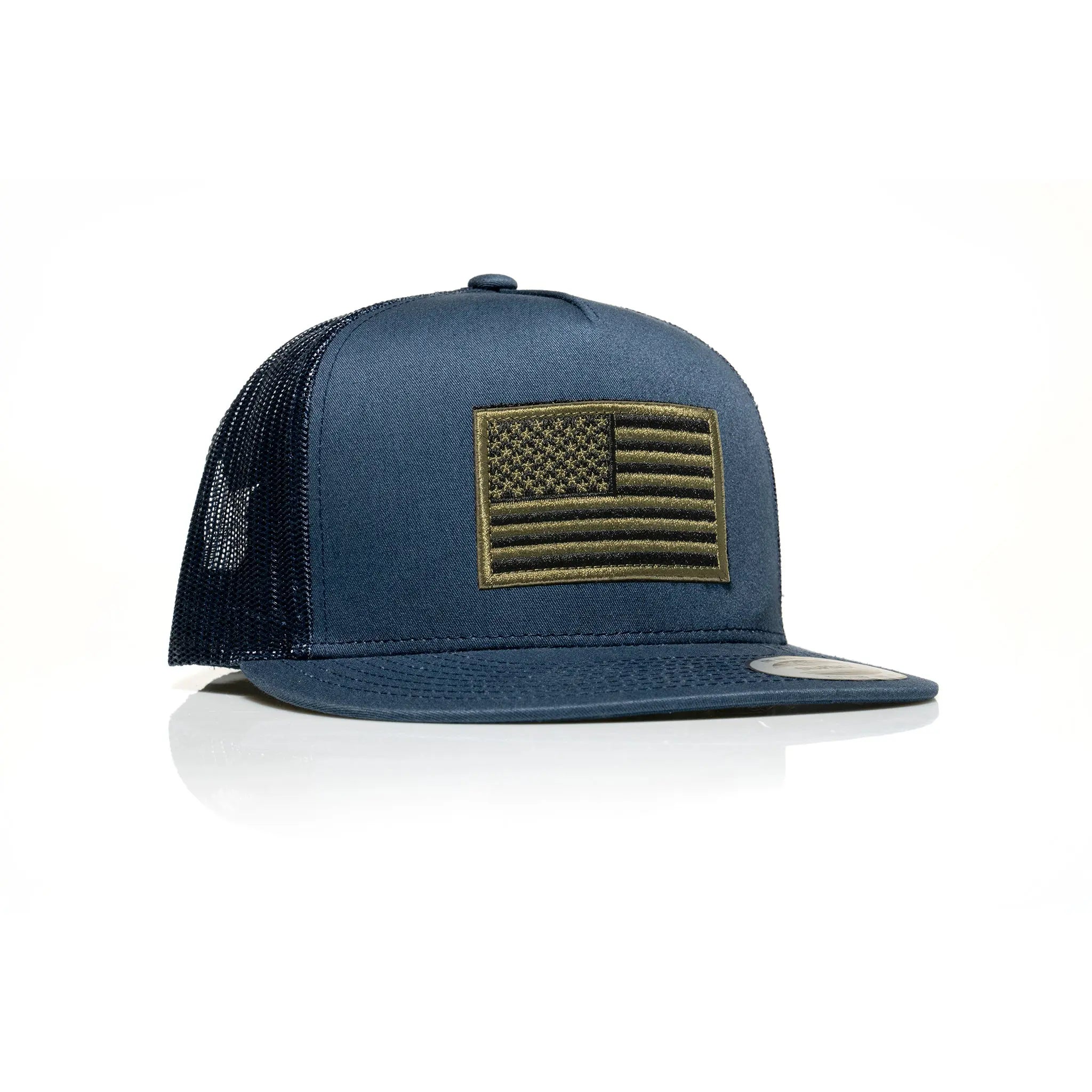 USA Green Flag Patch Trucker