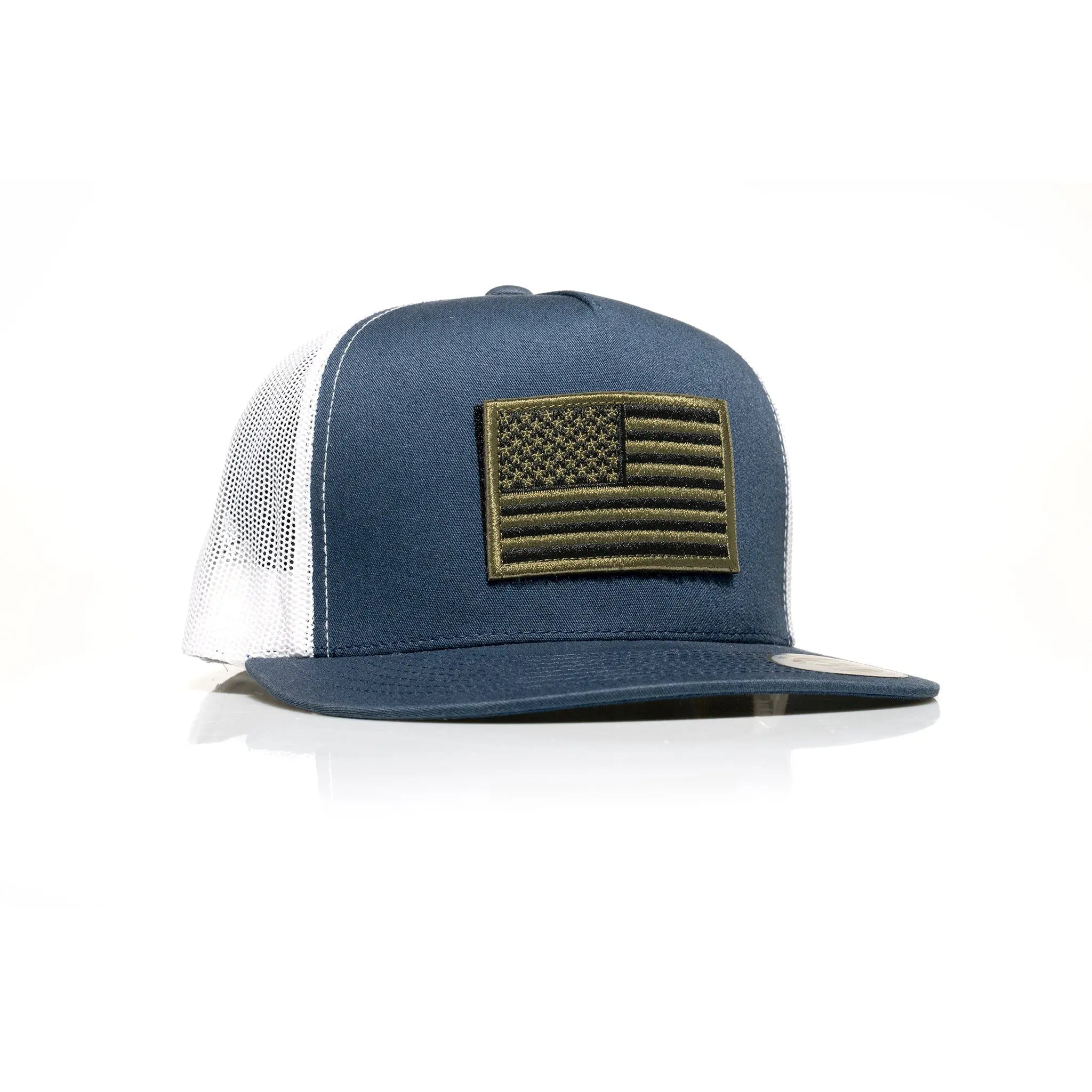 USA Green Flag Patch Trucker