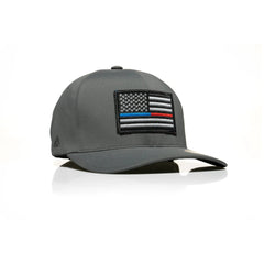 Thin Blue/Red Line Patch Flexfit Delta