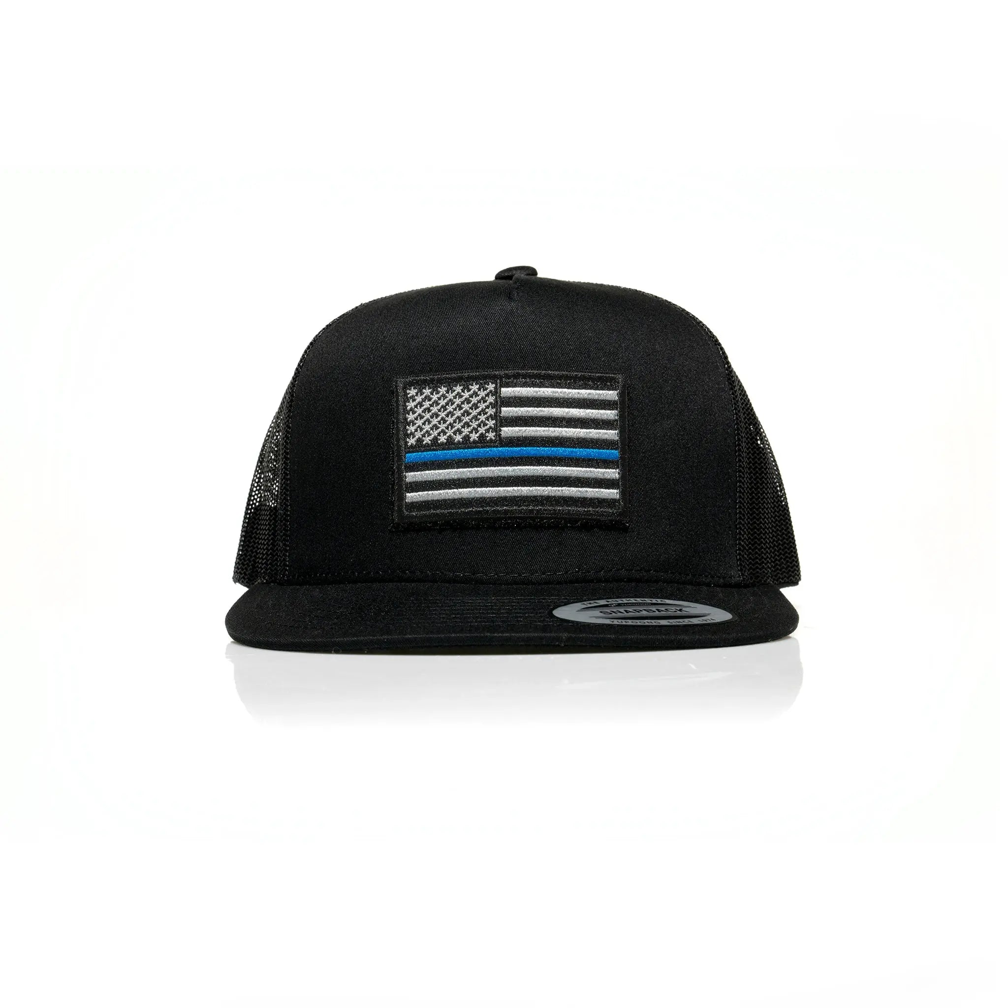 Thin Blue Line Patch Trucker