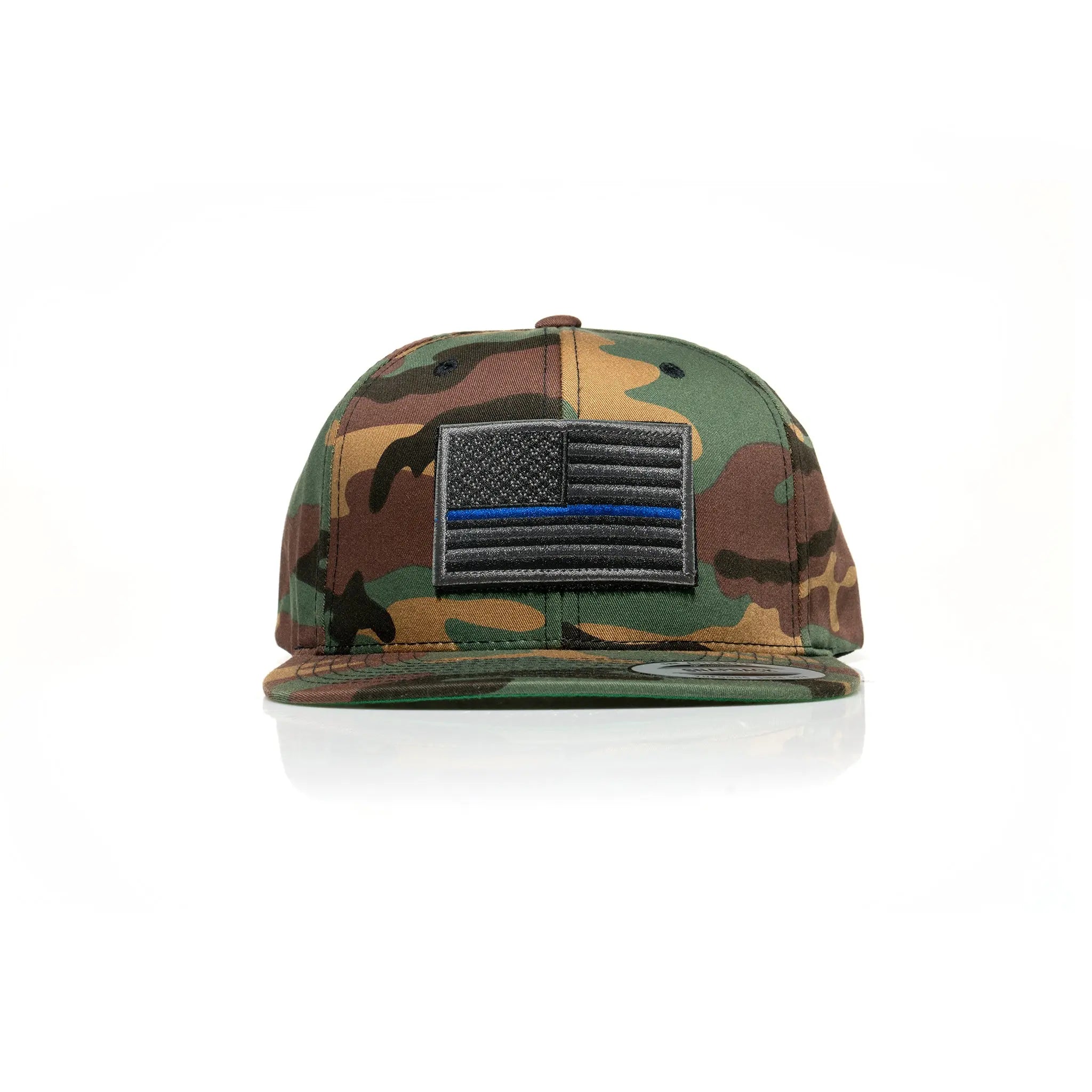 Thin Blue Line Patch Snapback