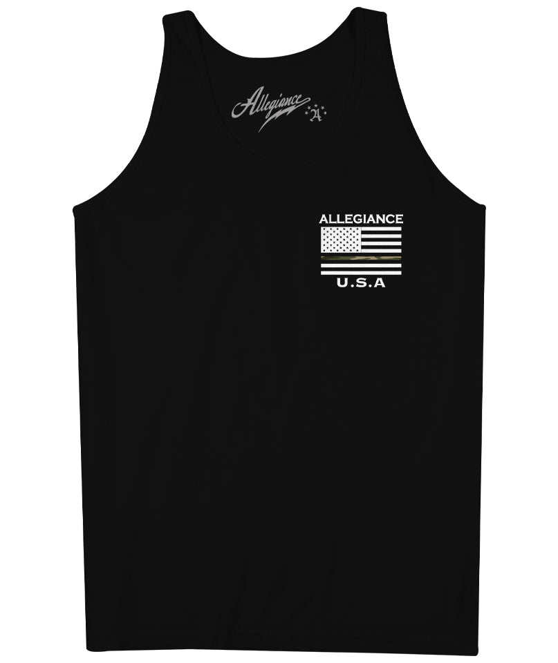 Camo Line Back Hit Tank Top