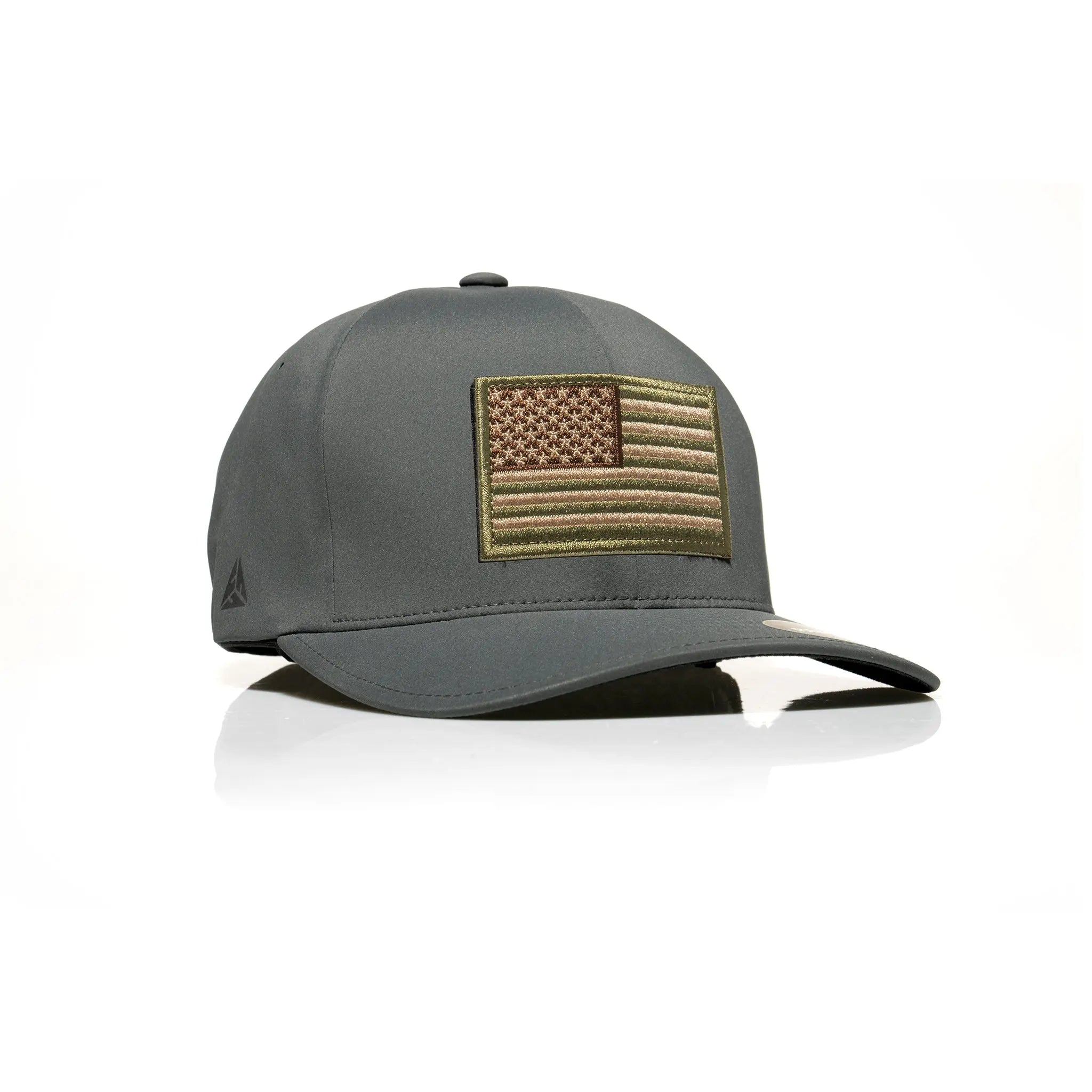 USA Tan Flag Patch Flexfit Delta