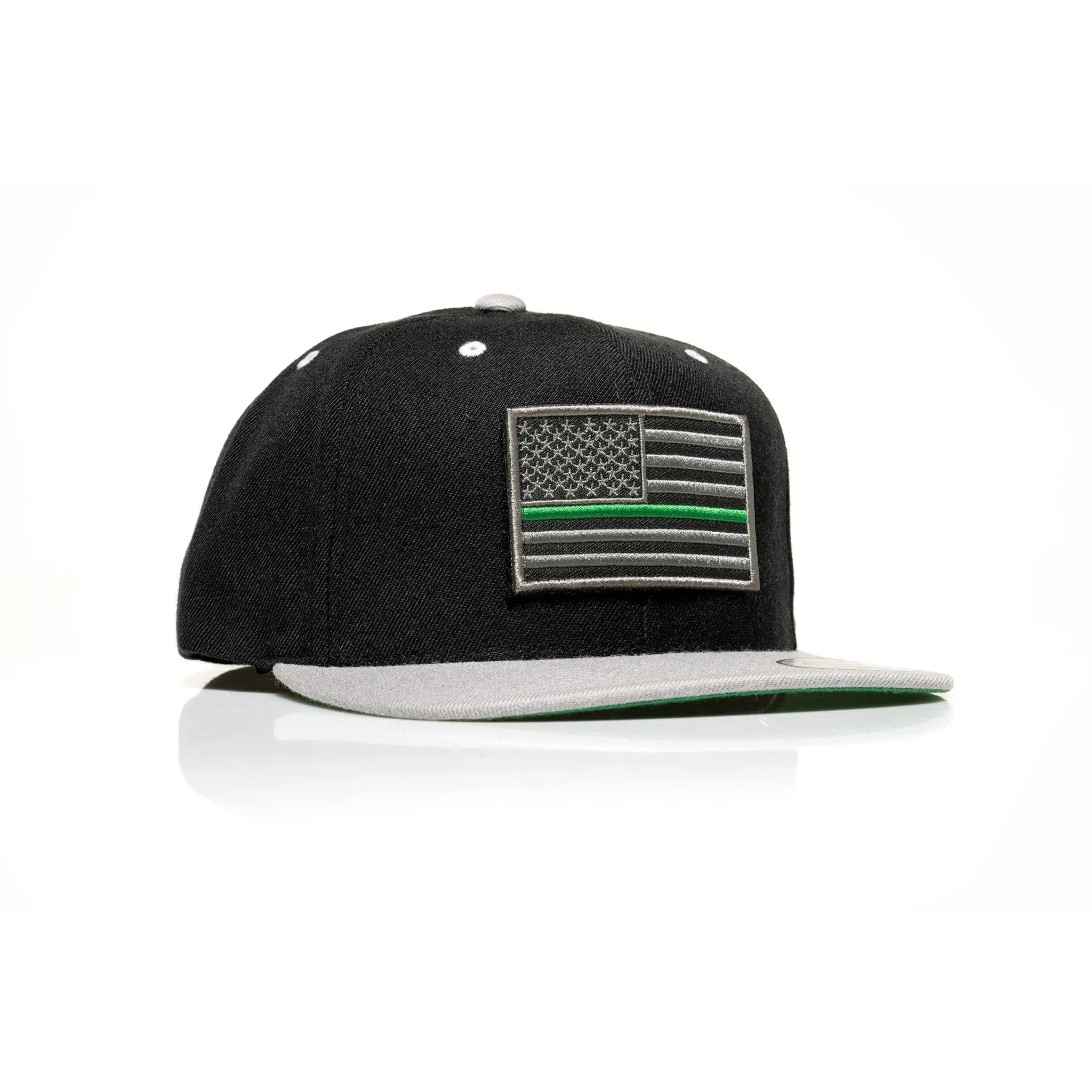 Thin Green Line Patch Snapback