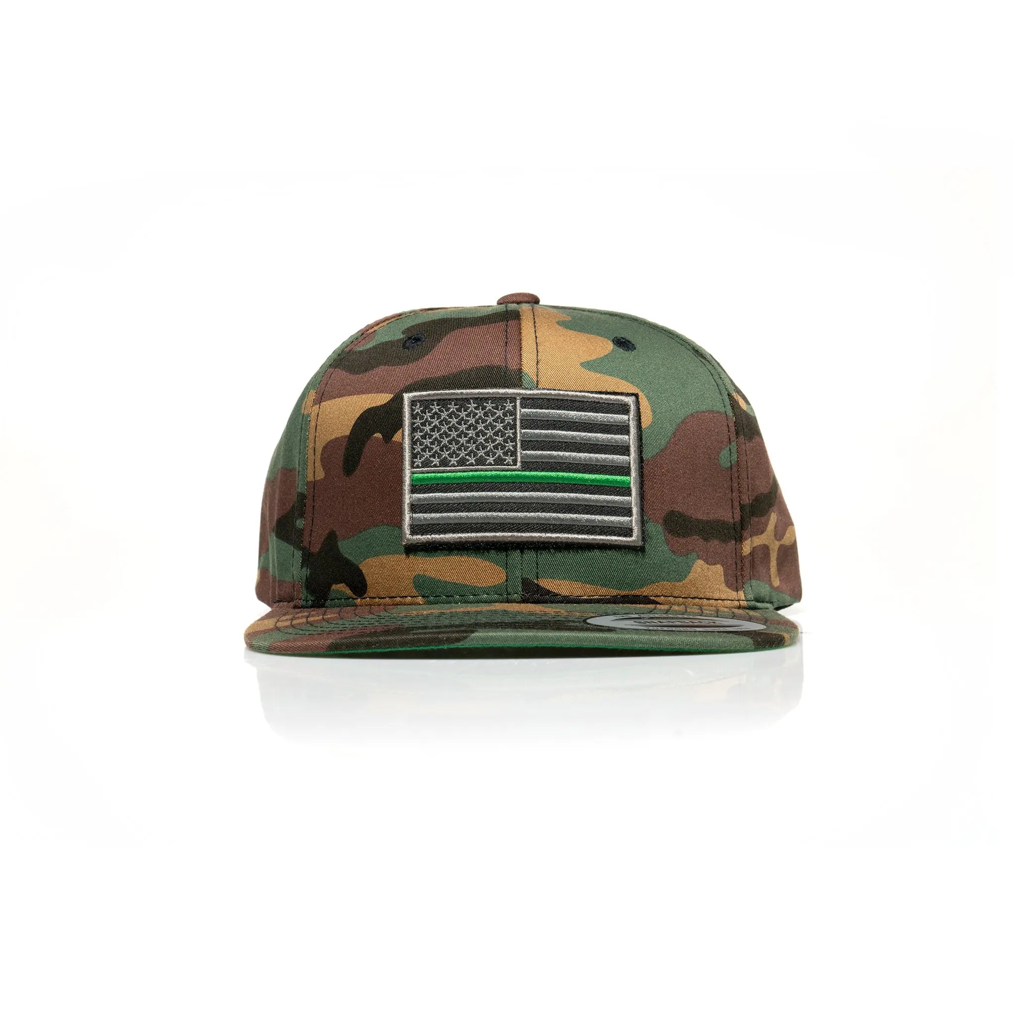 Thin Green Line Patch Snapback