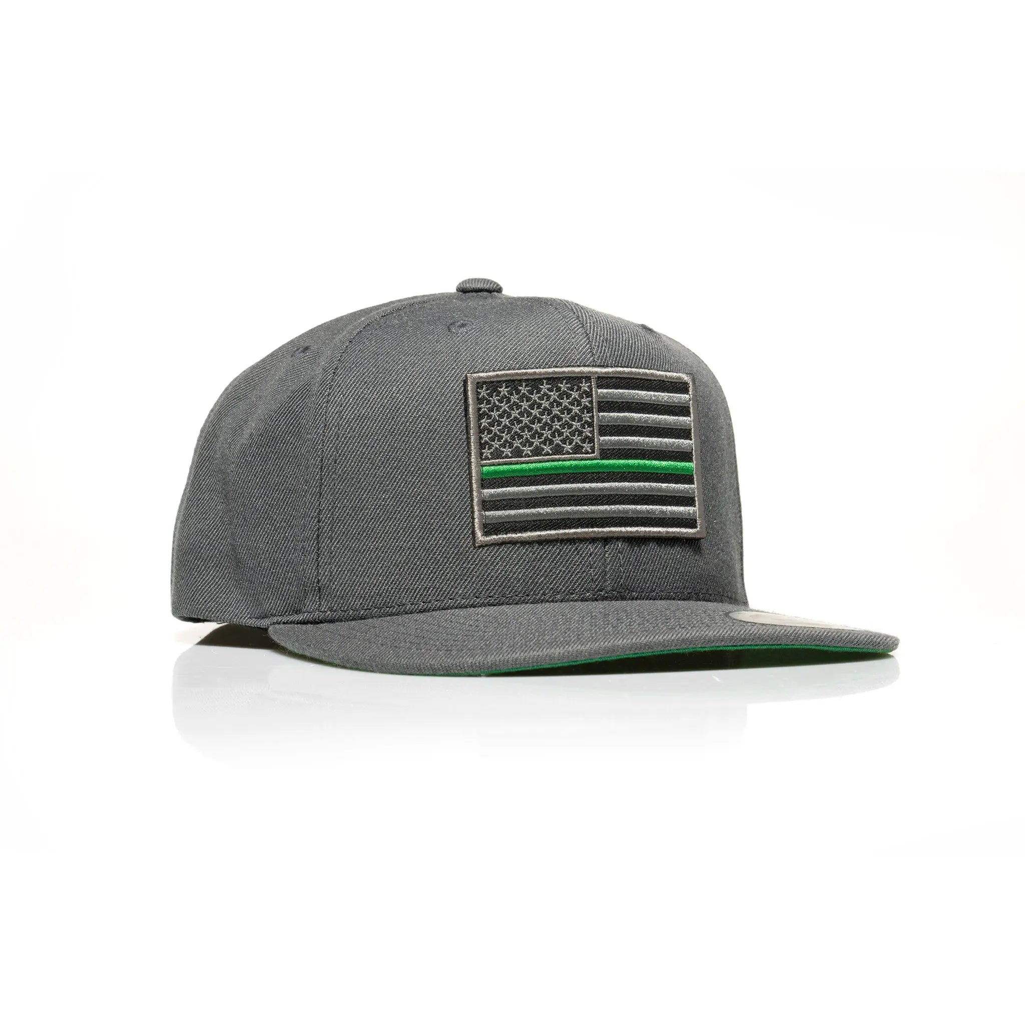 Thin Green Line Patch Snapback