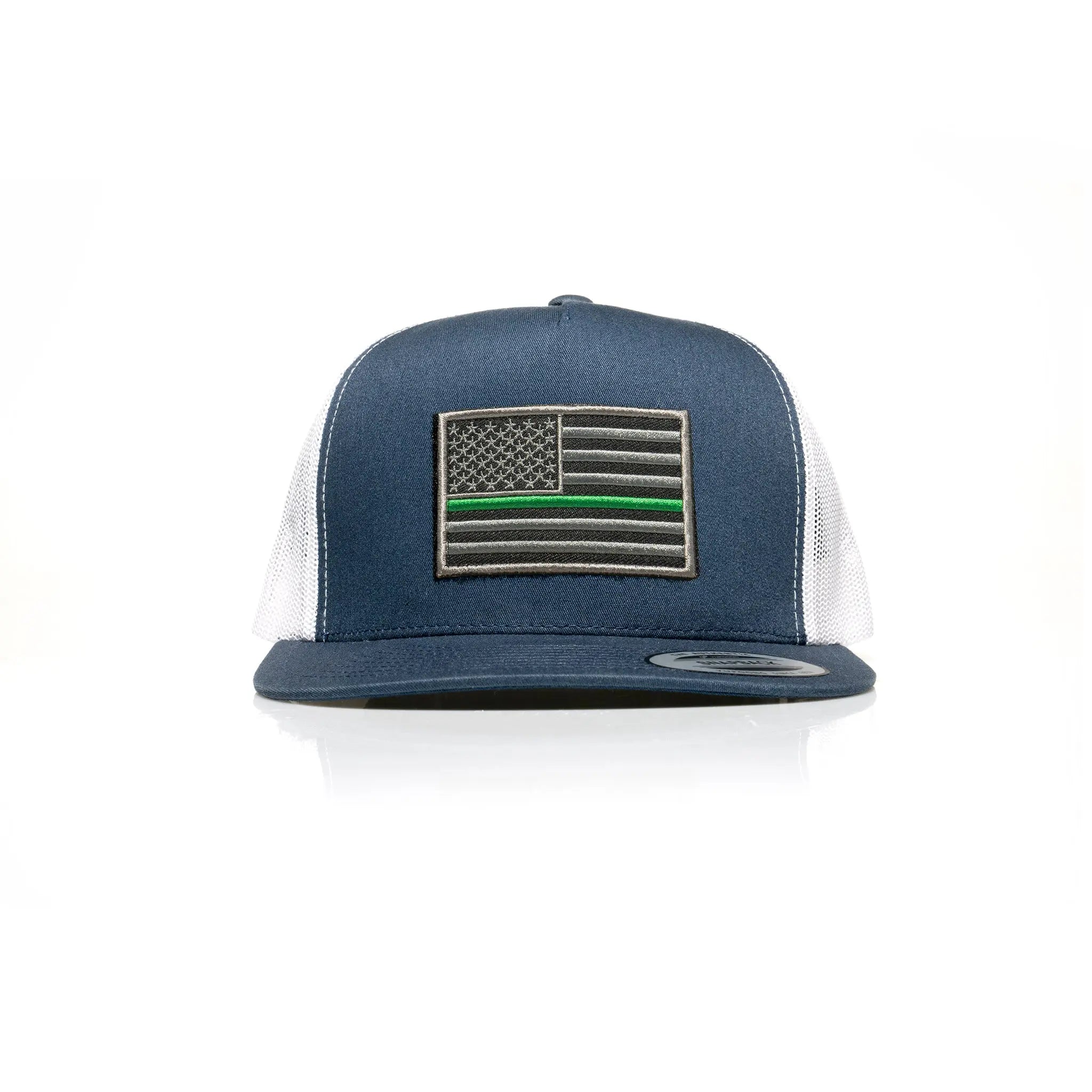 Thin Green Line Patch Trucker