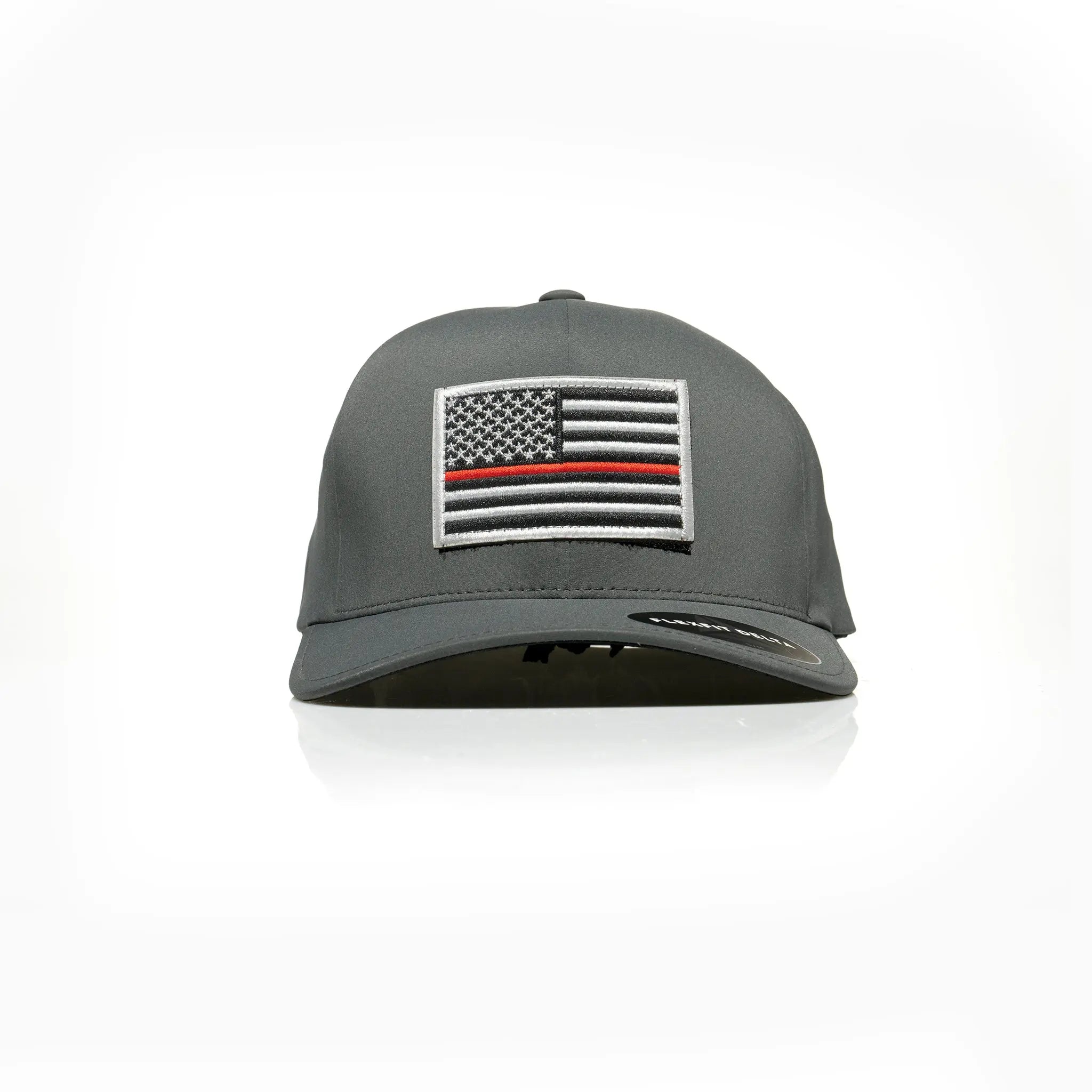 Thin Red Line Patch Flexfit Delta