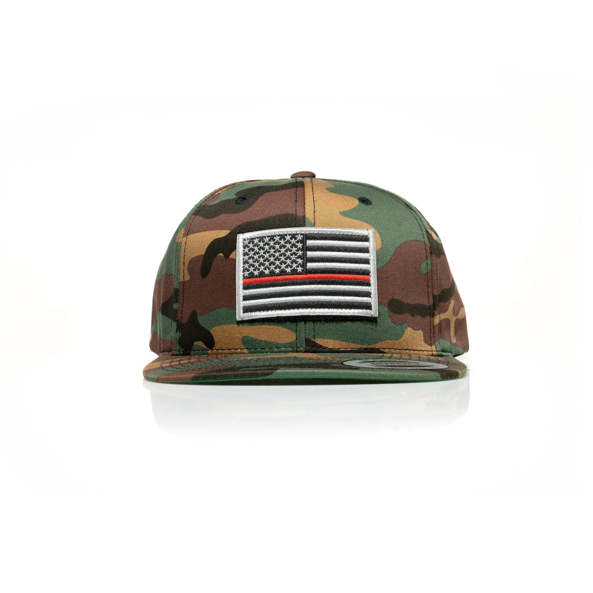 Thin Red Line Patch Snapback